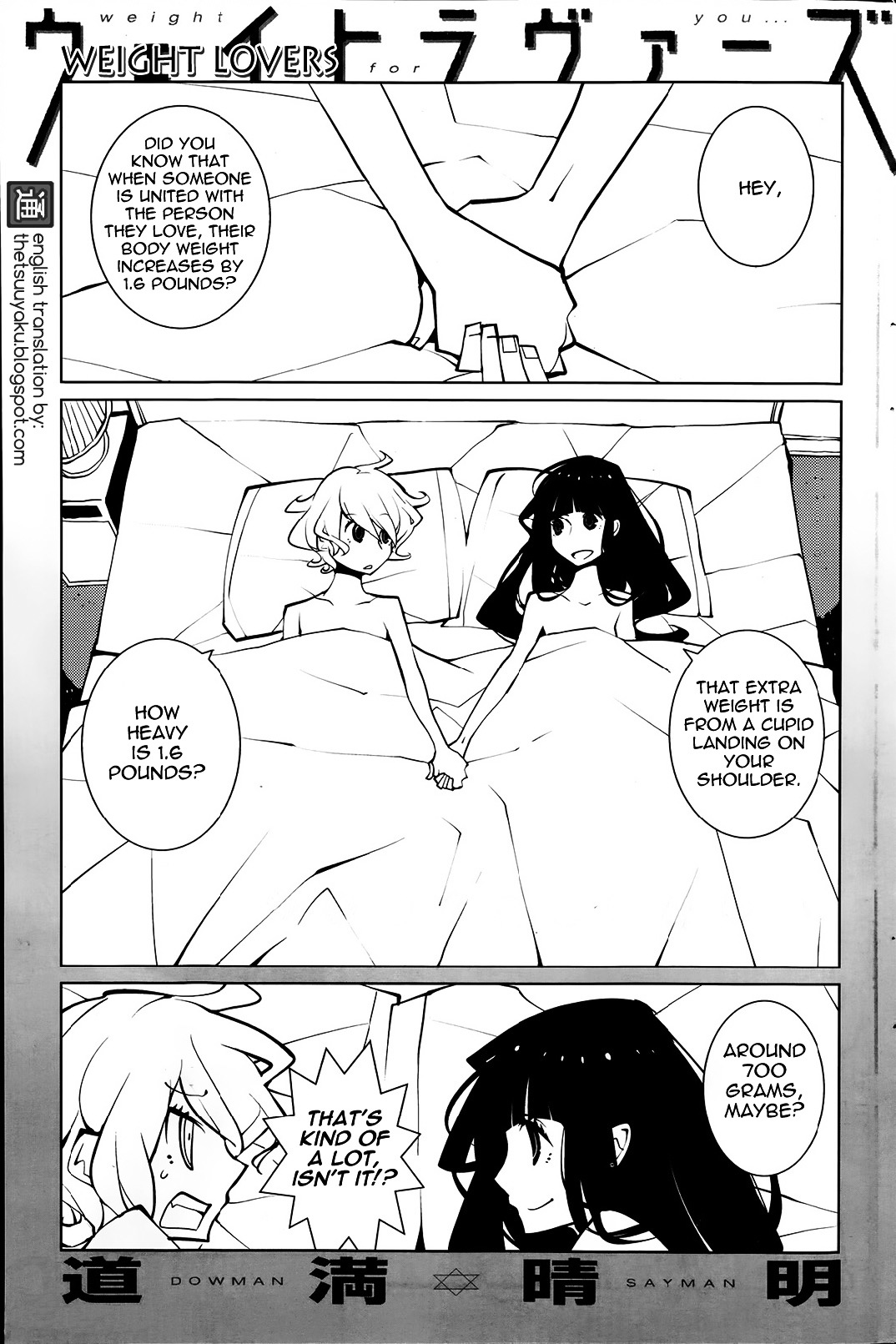 Weight Lovers Chapter 1 page 1 - Chapter 1 : [Oneshot]