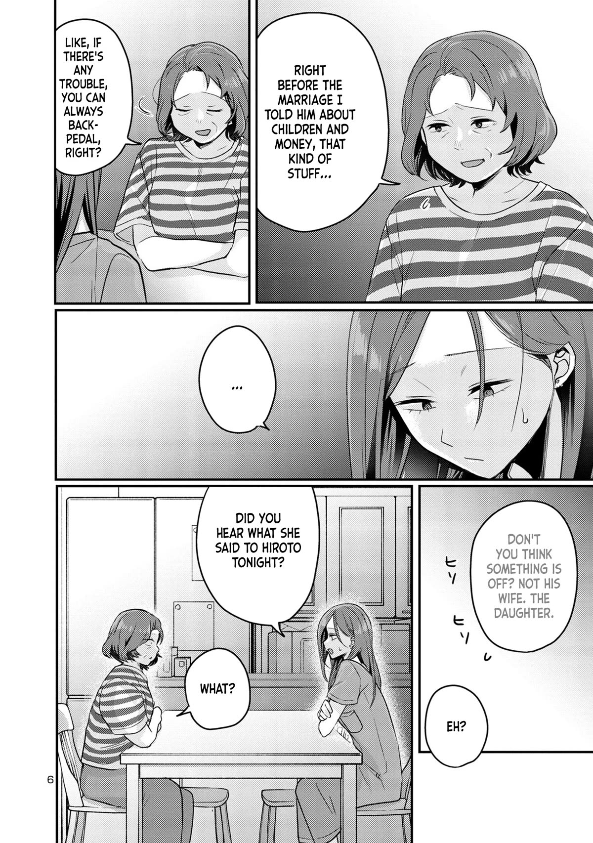 "Welcome Home, Papa" Chapter 14 page 6 - Chapter 14: Suspicion