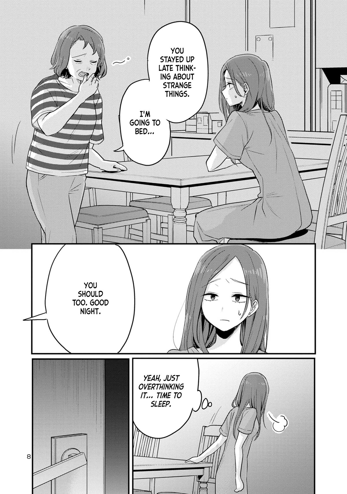 "Welcome Home, Papa" Chapter 14 page 8 - Chapter 14: Suspicion