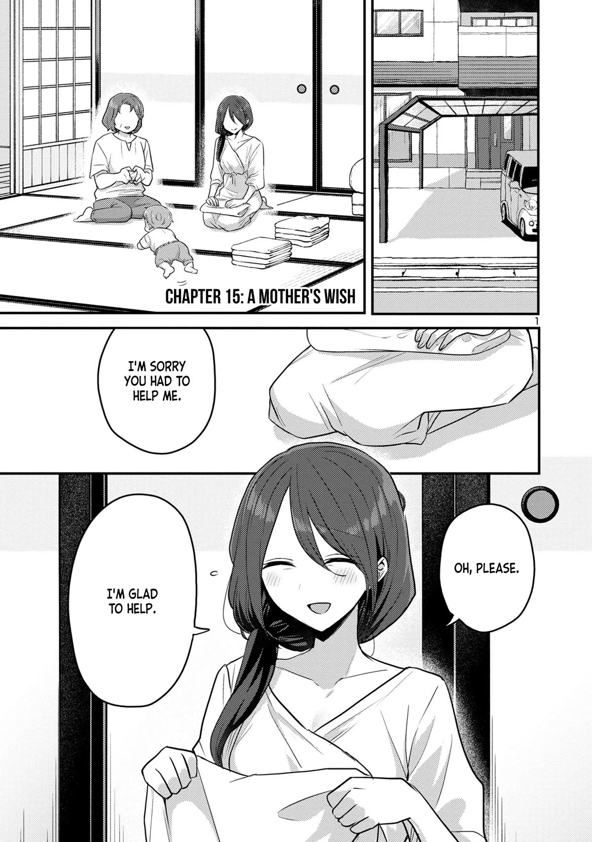 "Welcome Home, Papa" Chapter 15 page 1 - Chapter 15: A Mother's Wish