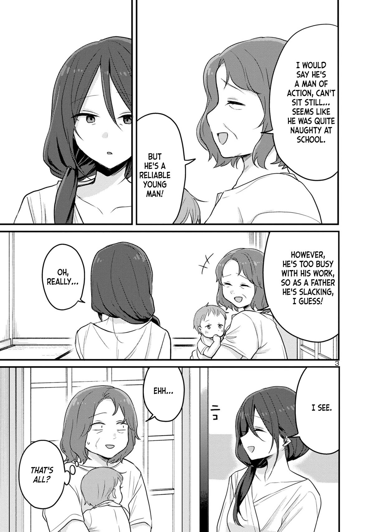 "Welcome Home, Papa" Chapter 15 page 3 - Chapter 15: A Mother's Wish