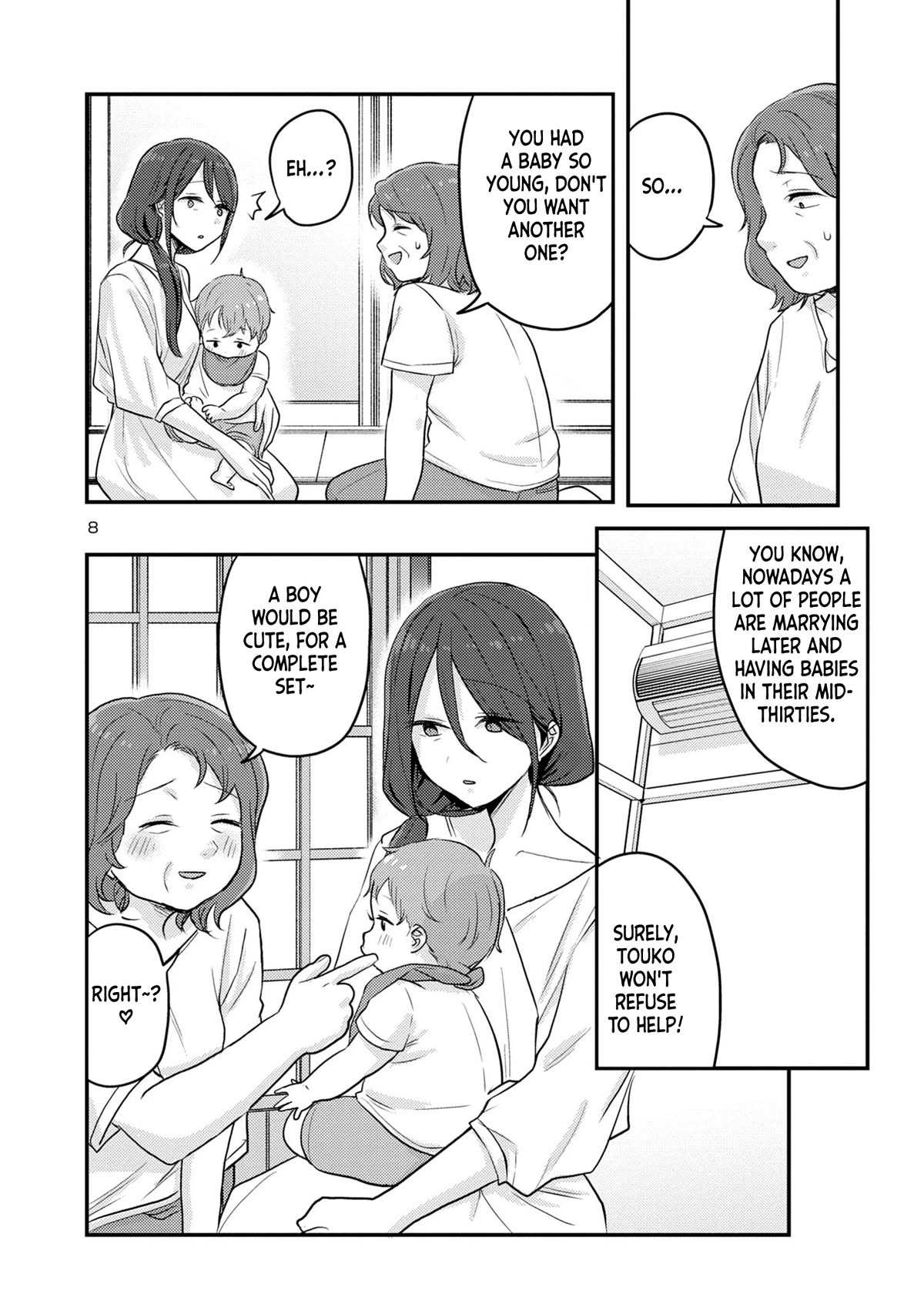 "Welcome Home, Papa" Chapter 15 page 8 - Chapter 15: A Mother's Wish