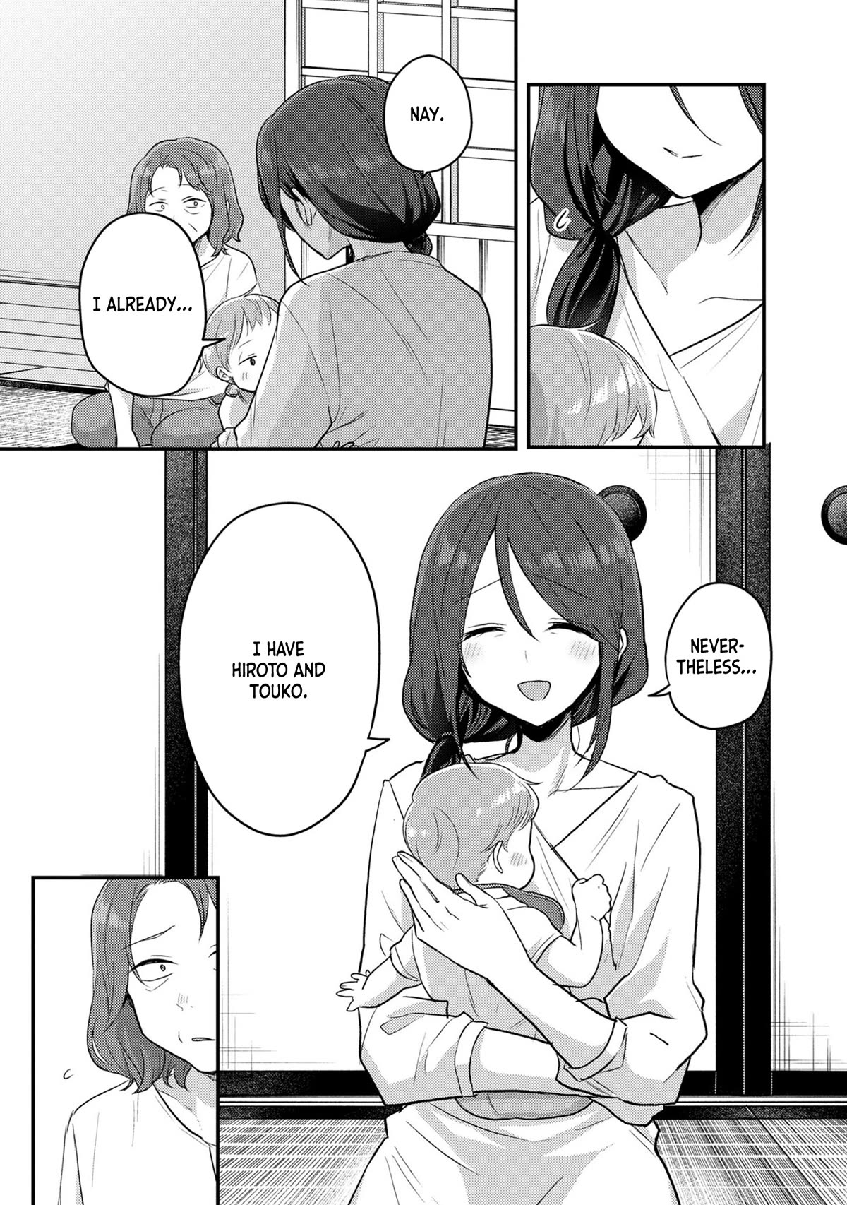 "Welcome Home, Papa" Chapter 15 page 9 - Chapter 15: A Mother's Wish