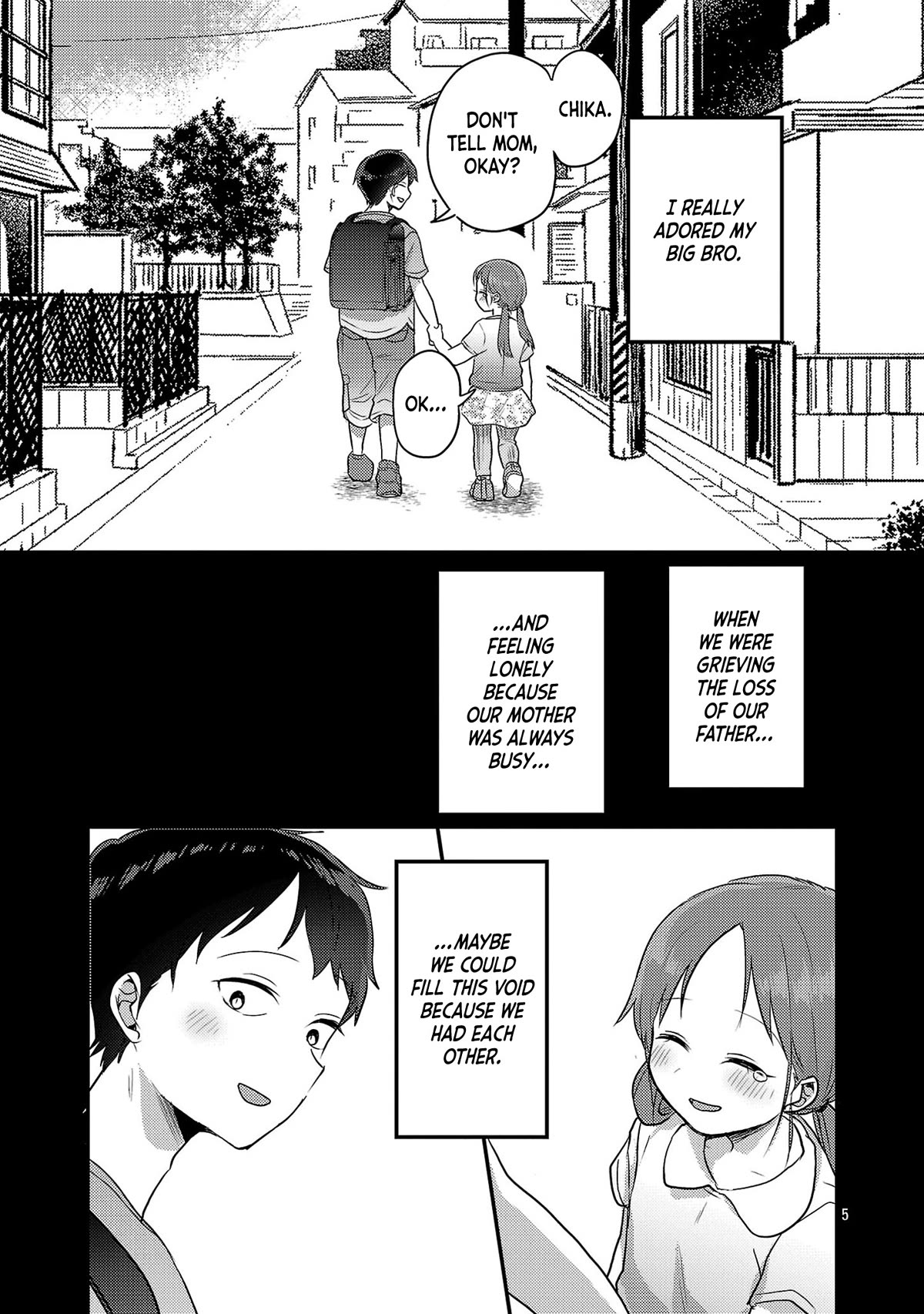 "Welcome Home, Papa" Chapter 16 page 5 - Chapter 16: Siblings