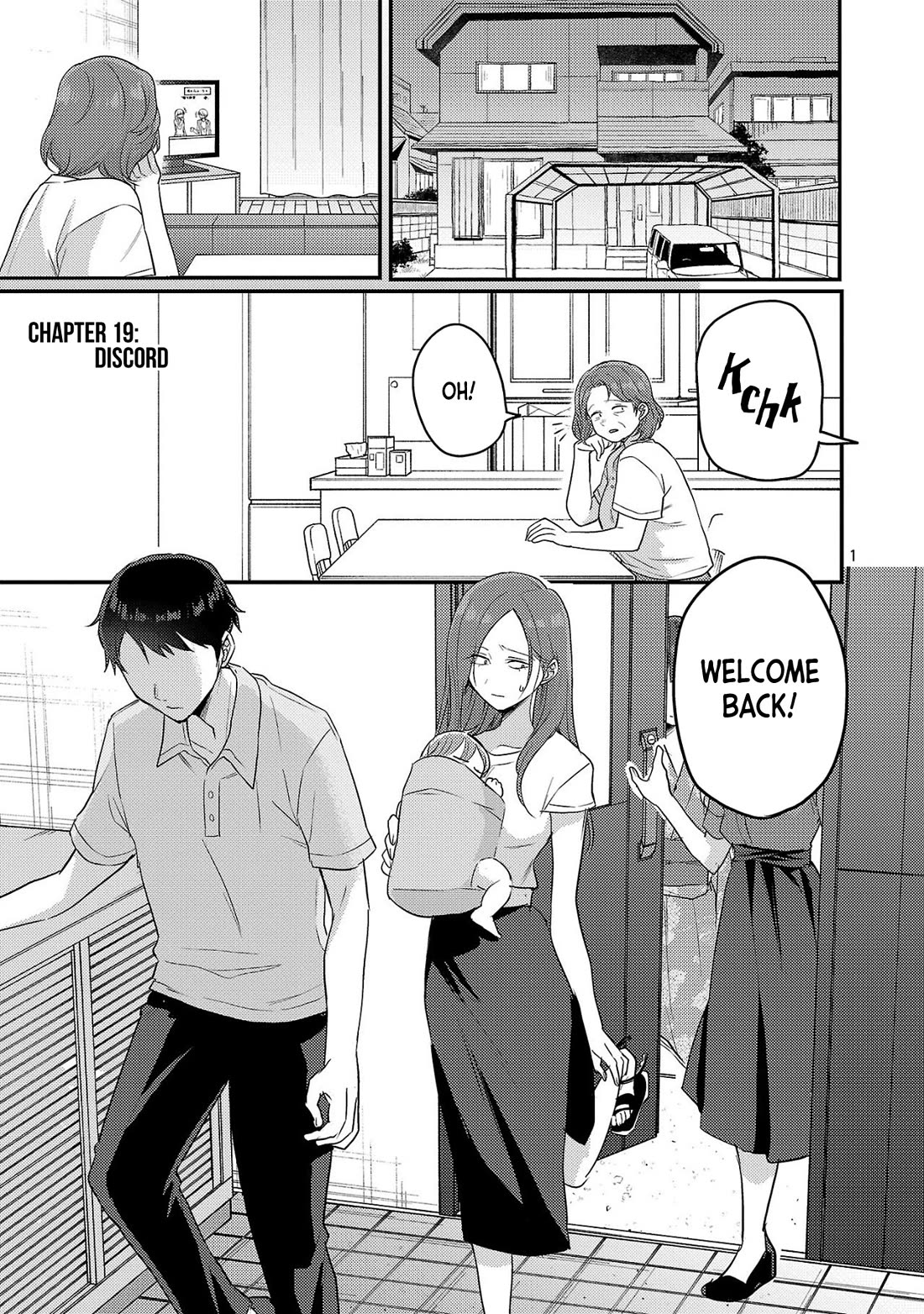 "Welcome Home, Papa" Chapter 19 page 1 - Chapter 19: Discord