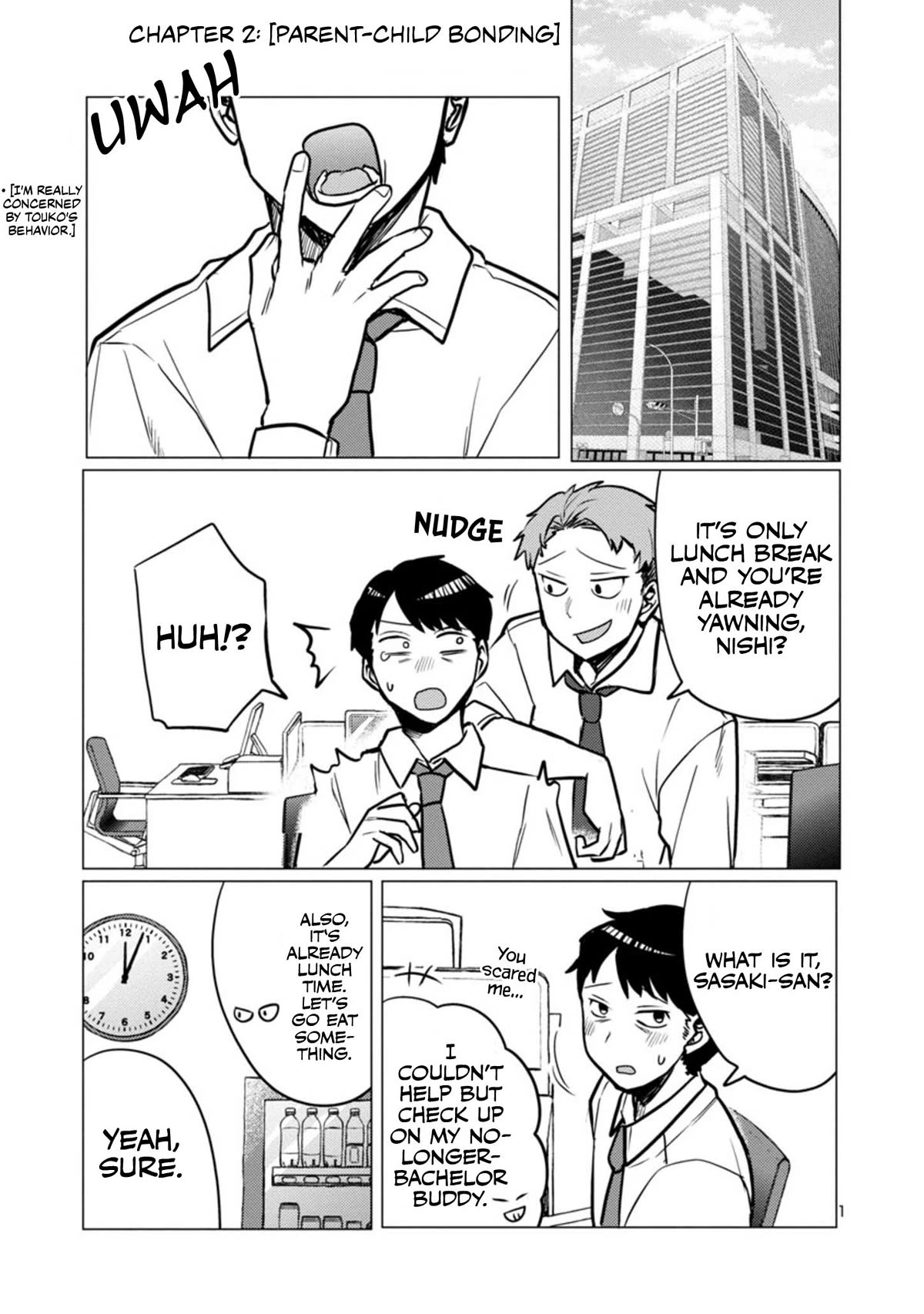 "Welcome Home, Papa" Chapter 2 page 1 - Chapter 2