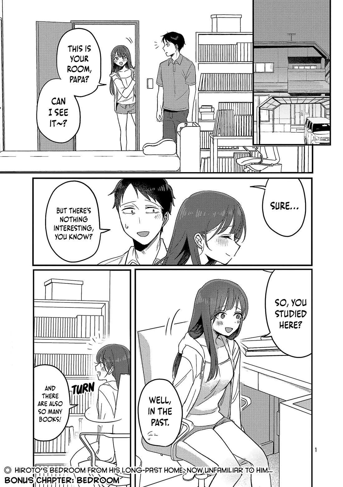 "Welcome Home, Papa" Chapter 23.5 page 2 - Chapter 23.5: Bedroom