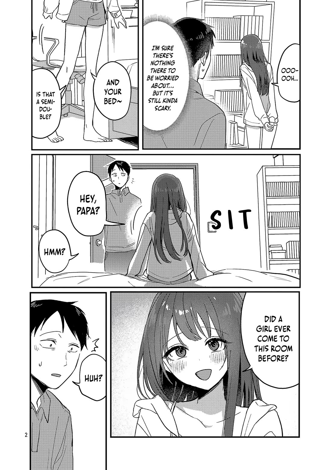 "Welcome Home, Papa" Chapter 23.5 page 3 - Chapter 23.5: Bedroom