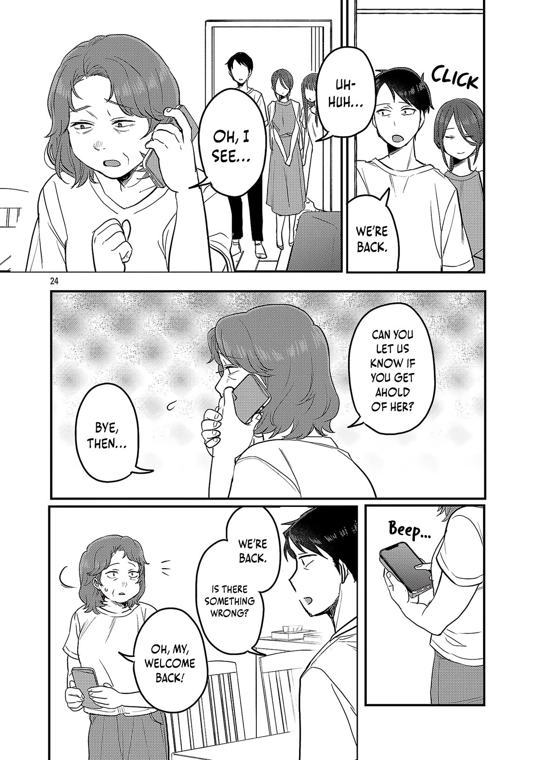 "Welcome Home, Papa" Chapter 24 page 25 - Chapter 24: Running Away