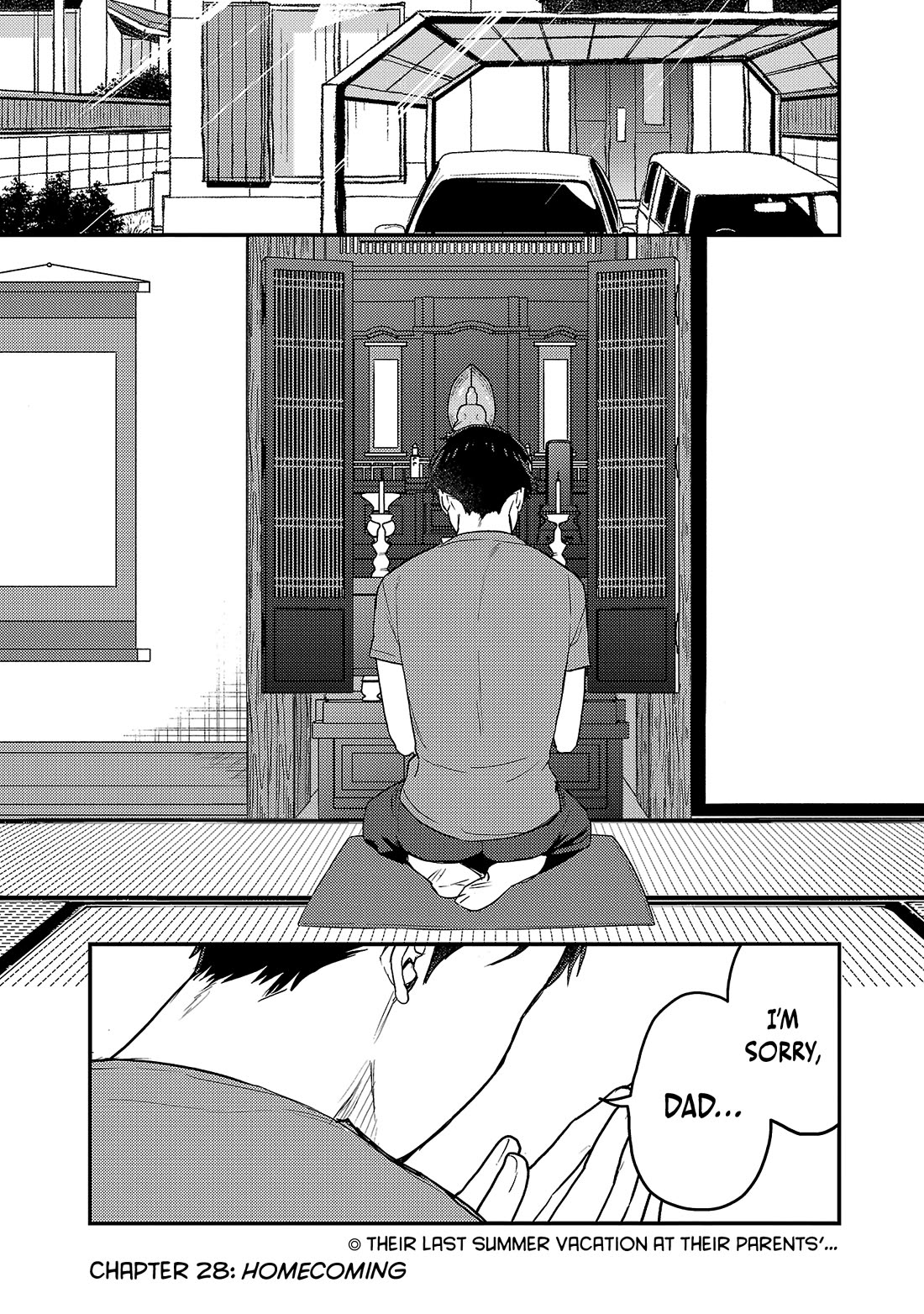 "Welcome Home, Papa" Chapter 28 page 2 - Chapter 28: Homecoming