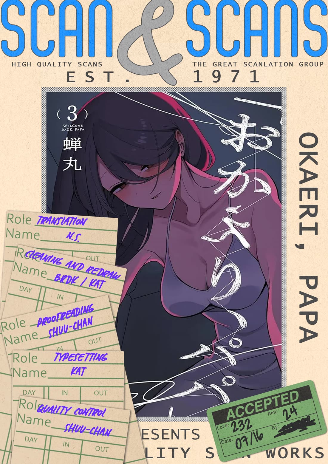 "Welcome Home, Papa" Chapter 29 page 1 - Chapter 29: Admiration