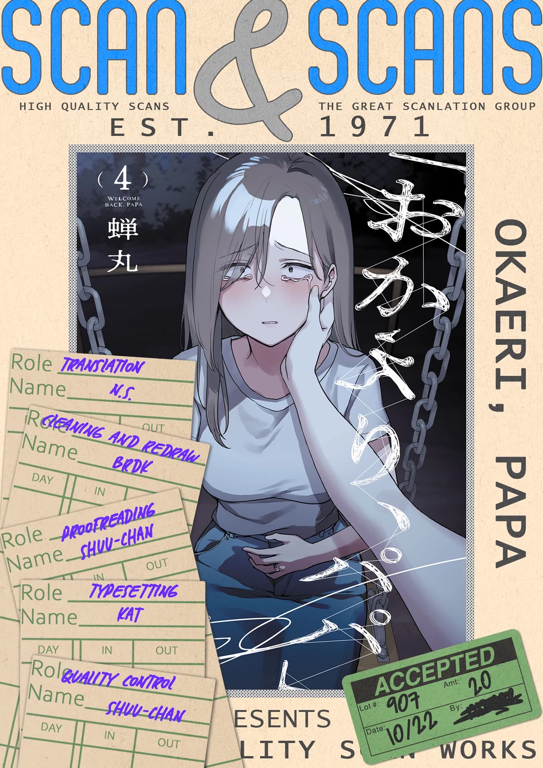 "Welcome Home, Papa" Chapter 32 page 1 - Chapter 32: Contact