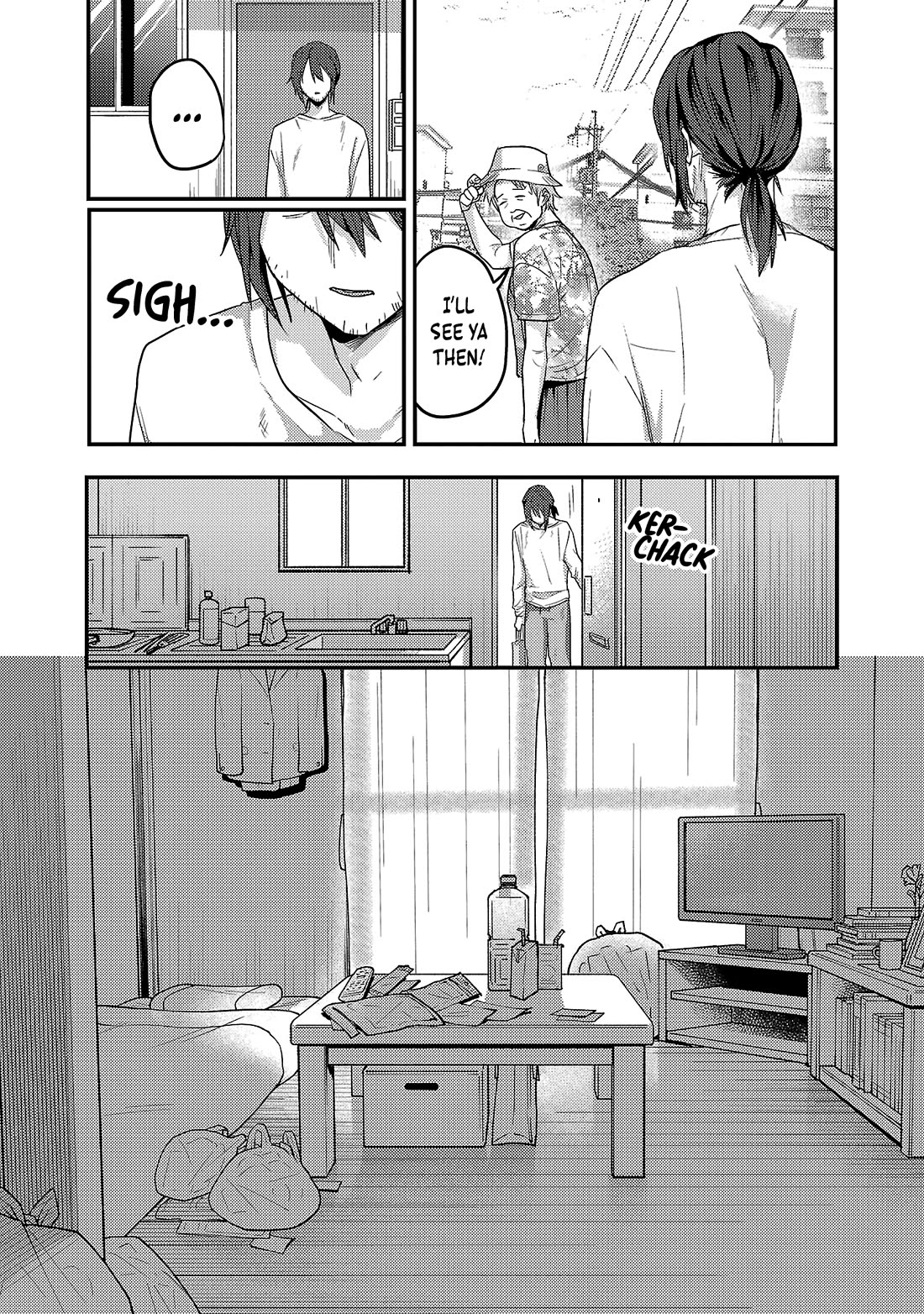 "Welcome Home, Papa" Chapter 32 page 6 - Chapter 32: Contact