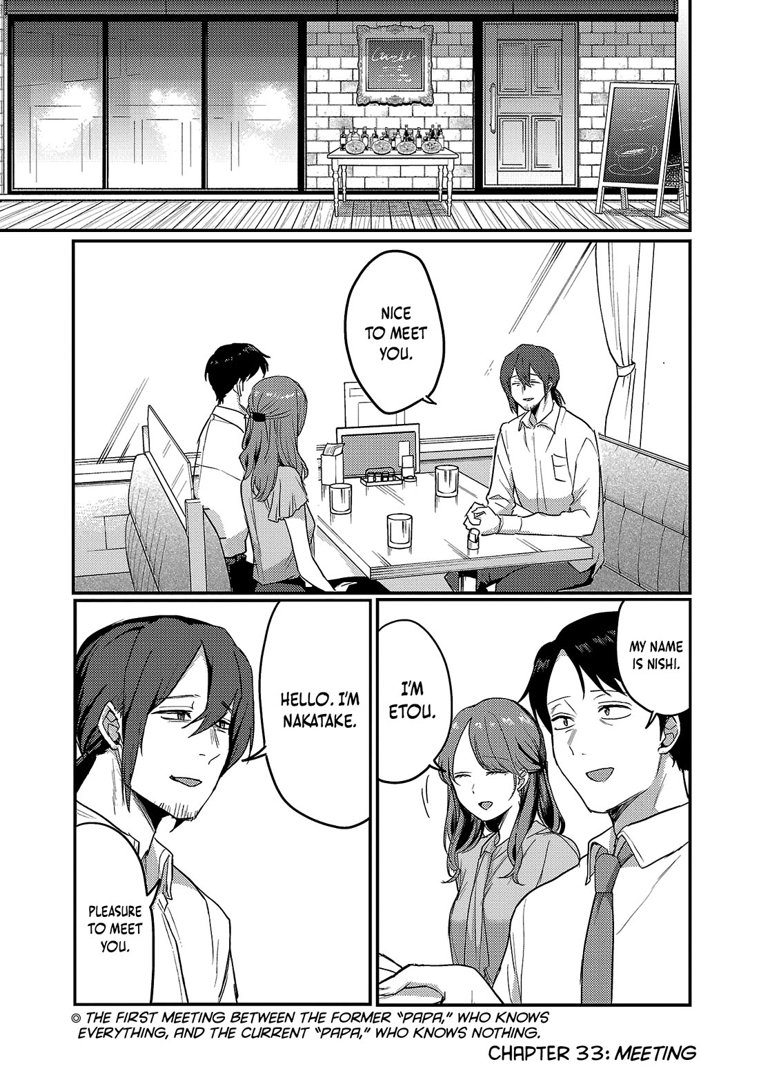 "Welcome Home, Papa" Chapter 33 page 2 - Chapter 33: Meeting