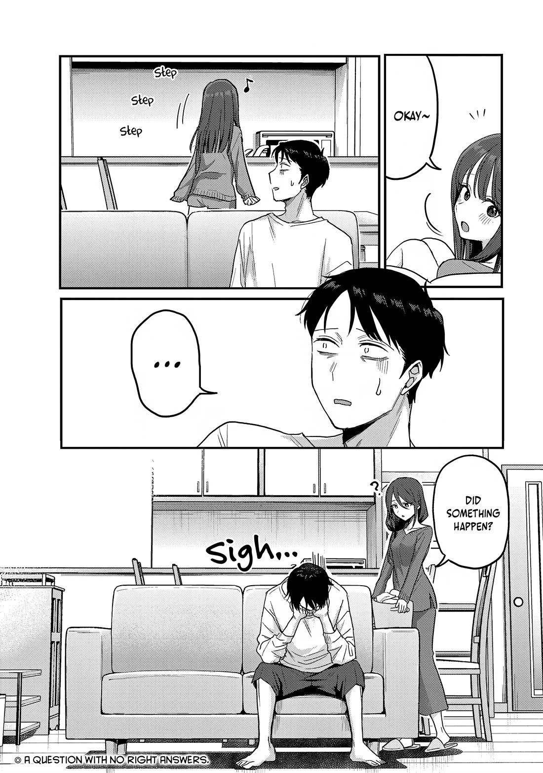 "Welcome Home, Papa" Chapter 34.5 page 4 - Chapter 34.5: Special Chapter: Question