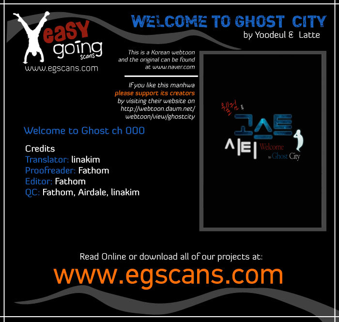 Welcome to Ghost City Chapter 0.2 page 1 - Chapter 0v2 : Prologue