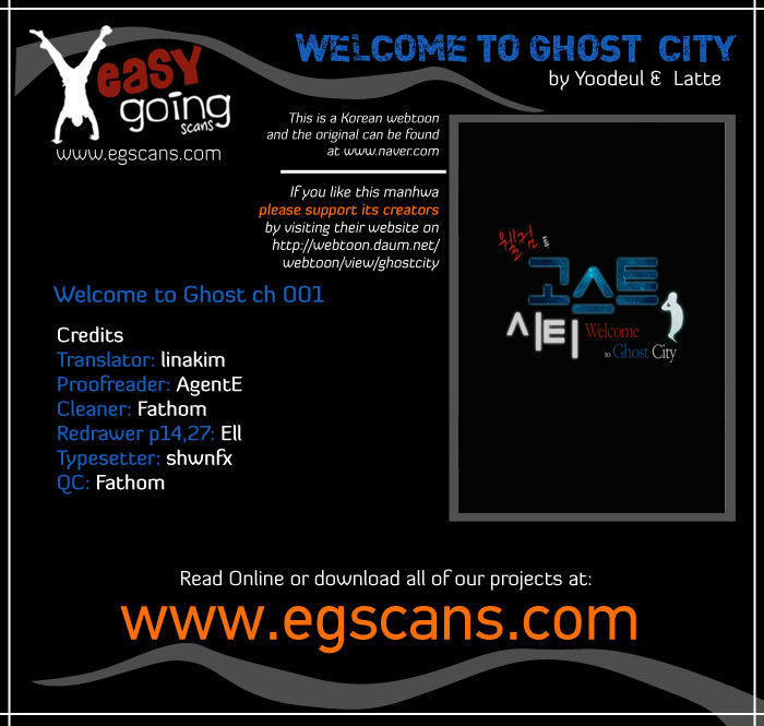 Welcome to Ghost City Chapter 1 page 1 - Chapter 1