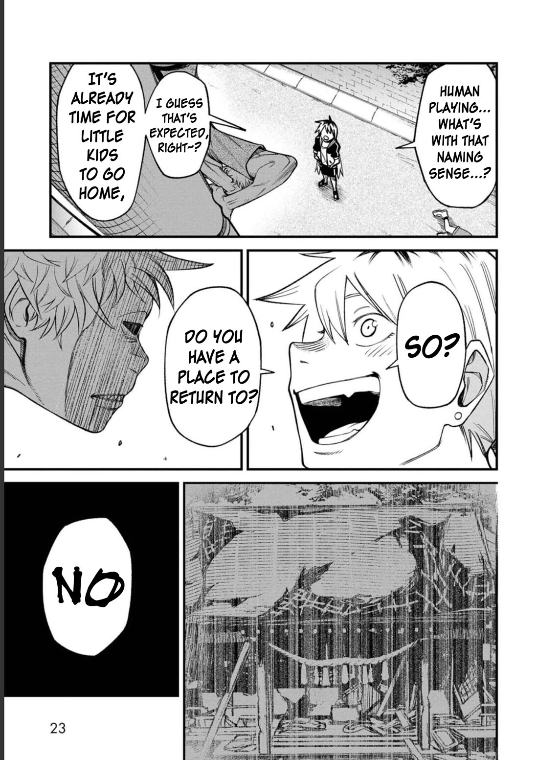 Welcome to Ghost Mansion Chapter 1 page 22 - Chapter 1: Kamikiri-sama