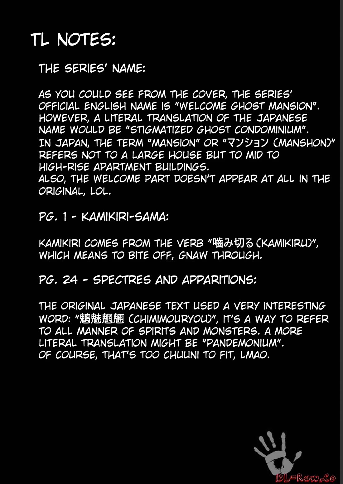 Welcome to Ghost Mansion Chapter 1 page 29 - Chapter 1: Kamikiri-sama