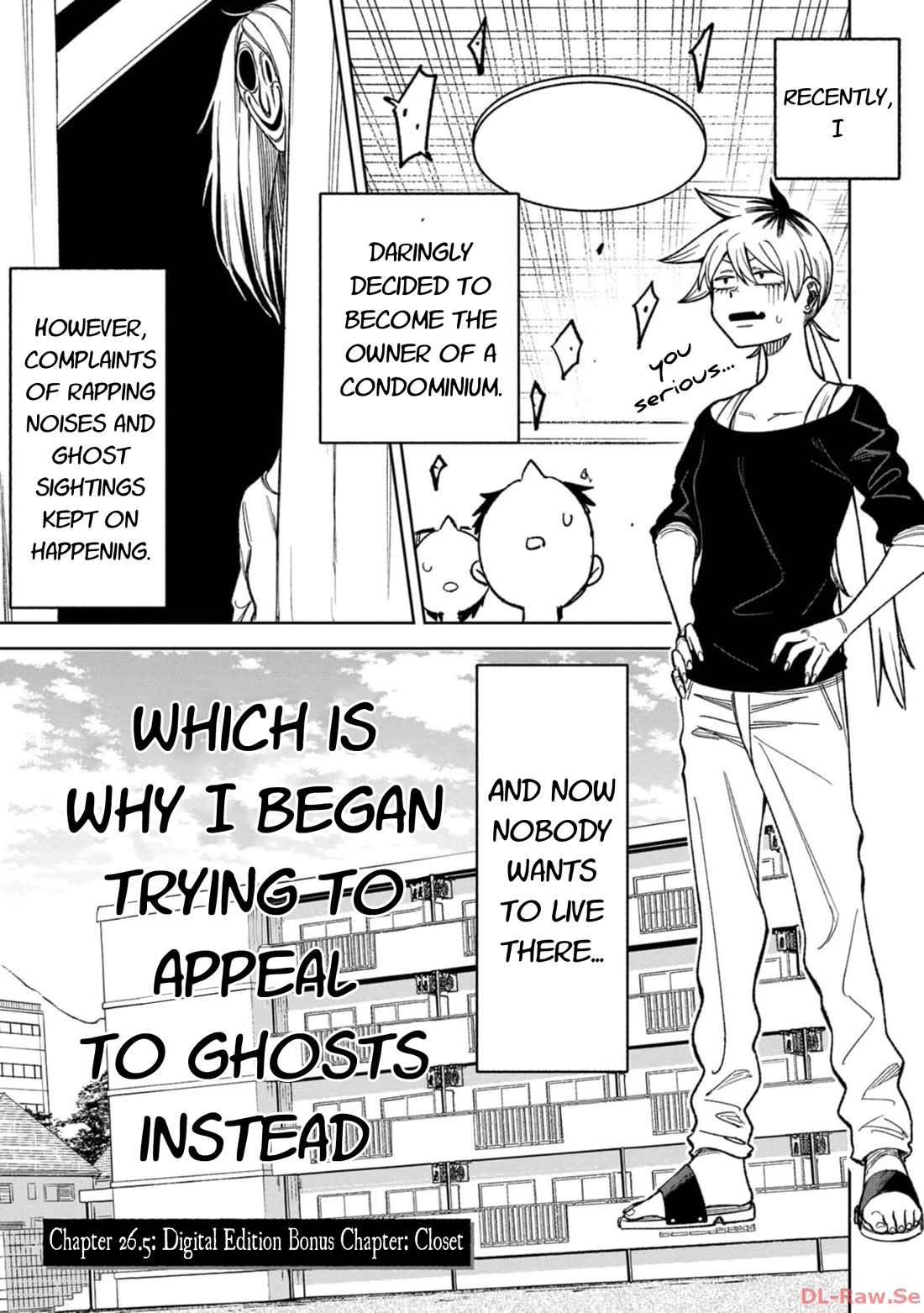 Welcome to Ghost Mansion Chapter 26.5 page 1 - Chapter 26.5: Closet