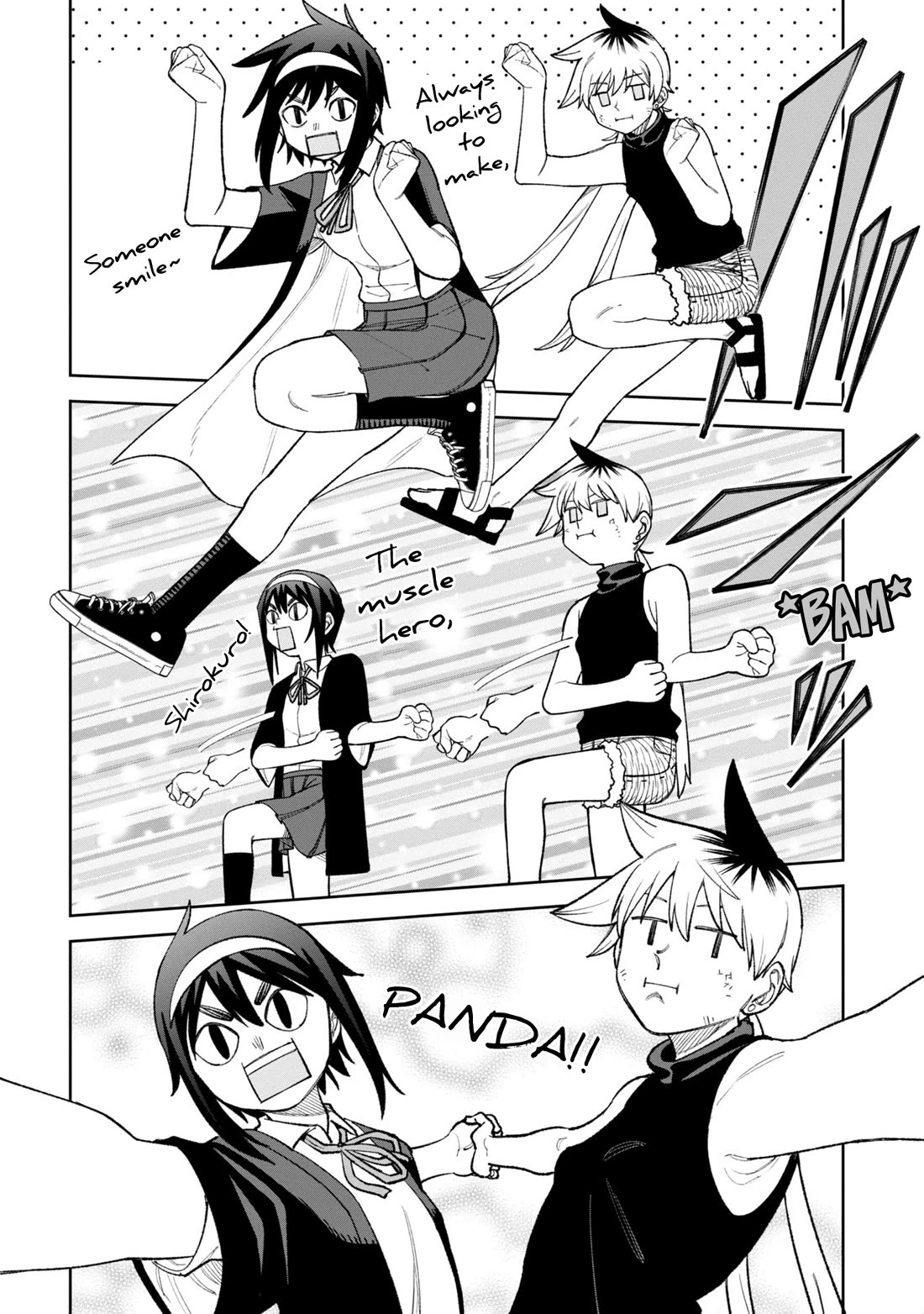 Welcome to Ghost Mansion Chapter 32 page 2 - Chapter 32: Don't Hold Back! Pan-pan-pandaaa!