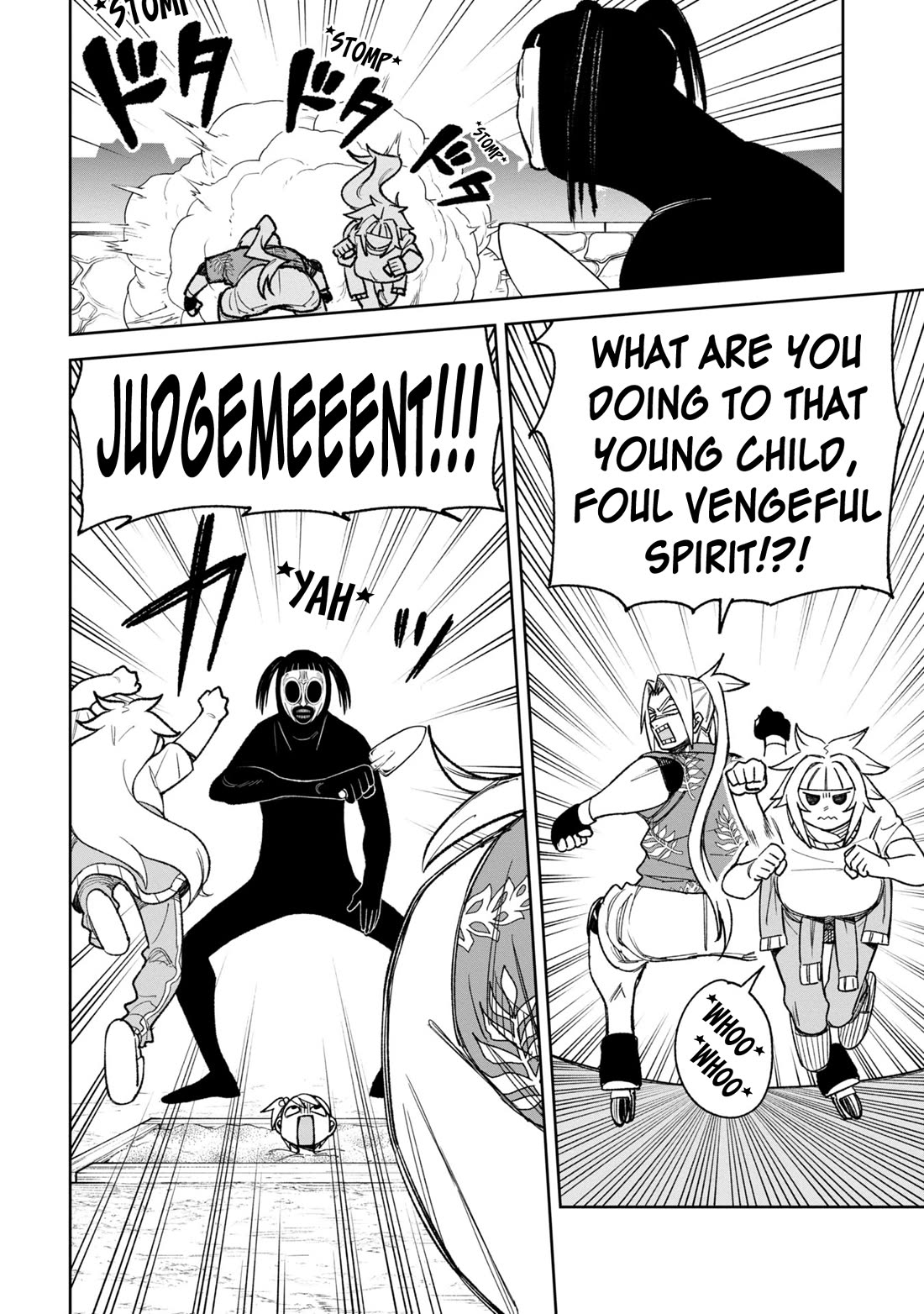 Welcome to Ghost Mansion Chapter 34 page 16 - Chapter 34: Yuki, Fighting, and the Roller Detective Squadron