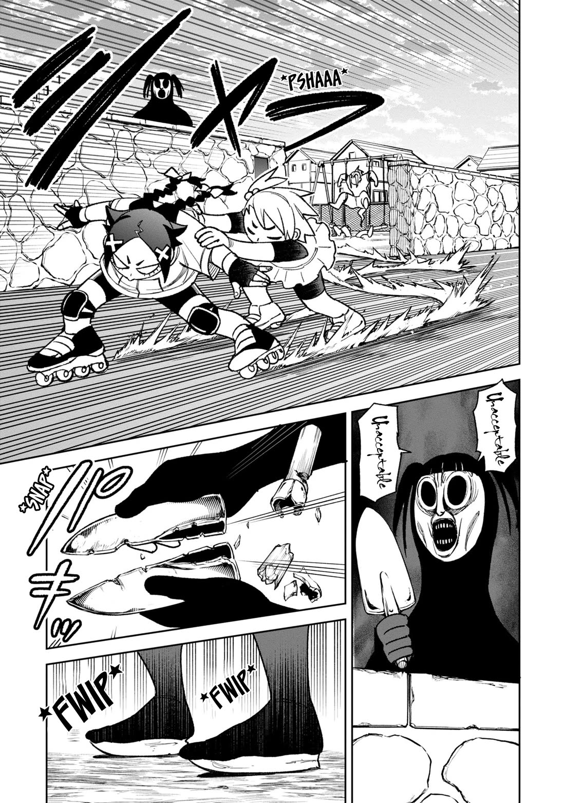 Welcome to Ghost Mansion Chapter 34 page 19 - Chapter 34: Yuki, Fighting, and the Roller Detective Squadron