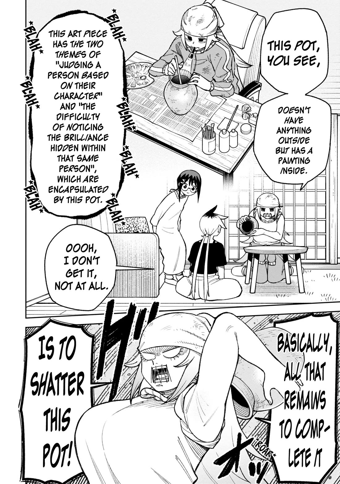 Welcome to Ghost Mansion Chapter 34 page 2 - Chapter 34: Yuki, Fighting, and the Roller Detective Squadron