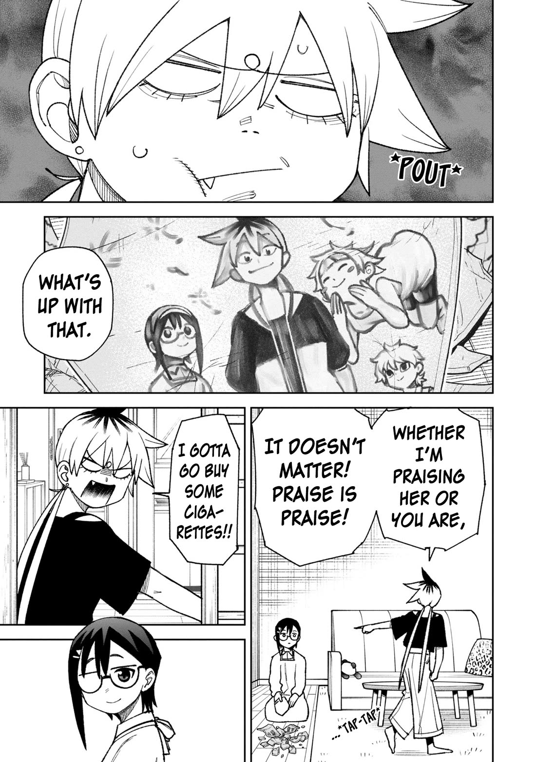 Welcome to Ghost Mansion Chapter 34 page 7 - Chapter 34: Yuki, Fighting, and the Roller Detective Squadron