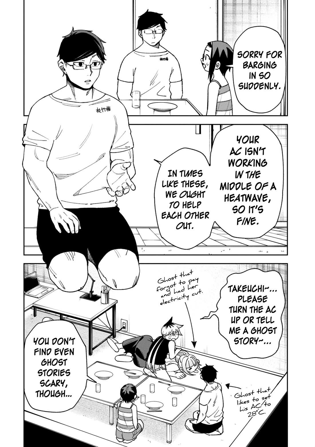 Welcome to Ghost Mansion Chapter 36 page 2 - Chapter 36: Muscle Takeuchi