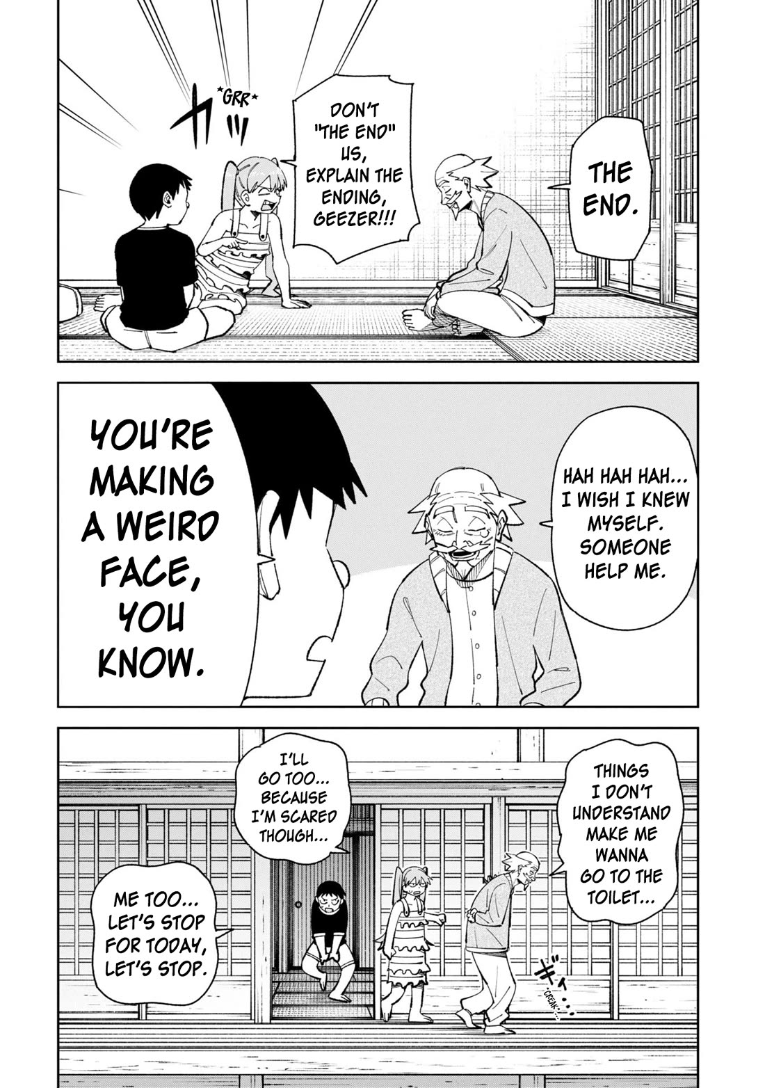 Welcome to Ghost Mansion Chapter 50.5 page 12 - Chapter 50.5: Ghost Story: "Something"