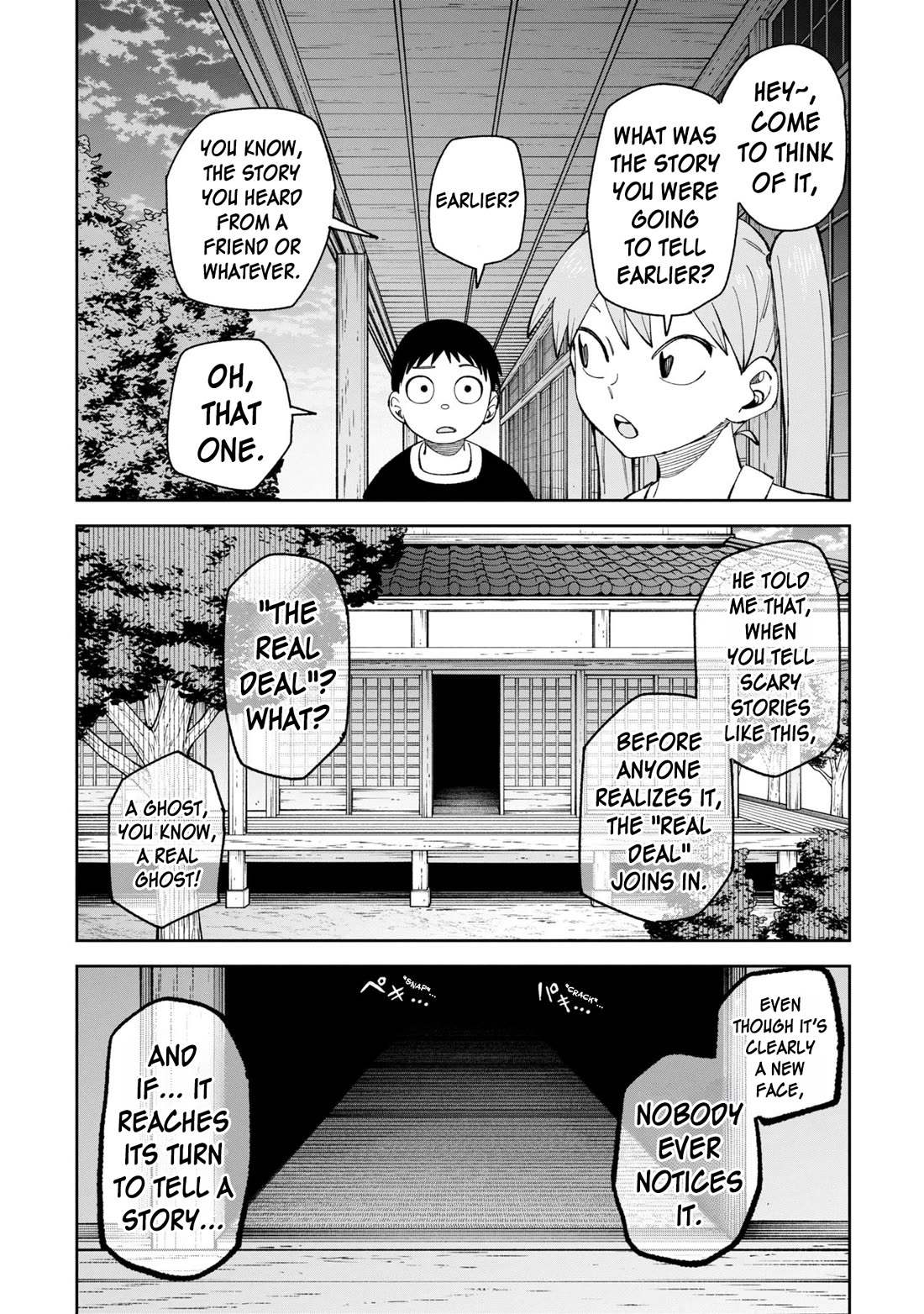 Welcome to Ghost Mansion Chapter 50.5 page 13 - Chapter 50.5: Ghost Story: "Something"