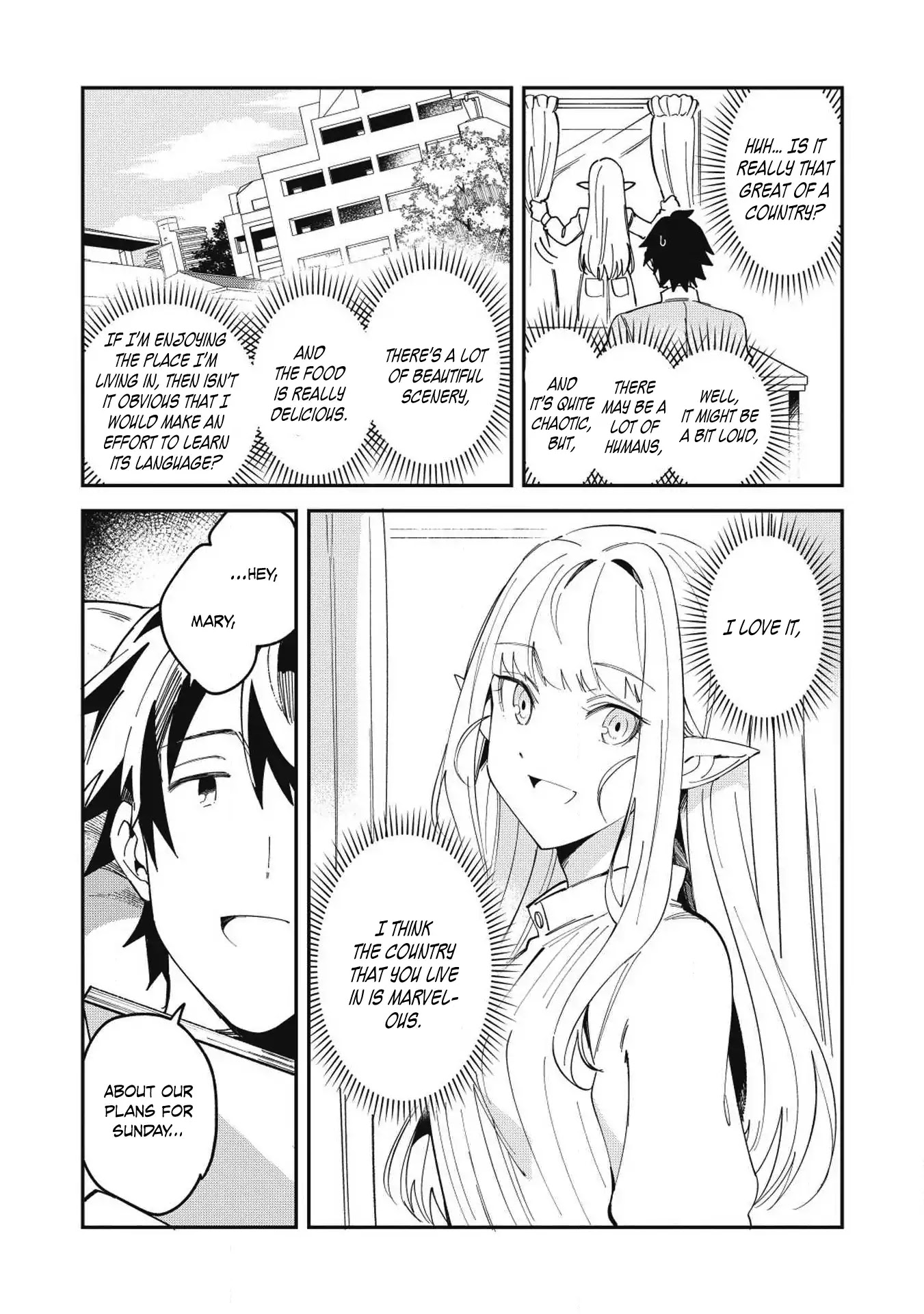 Welcome to Japan, Elf-san. Chapter 11 page 23 - Chapter 11: The Weekend Off - 3
