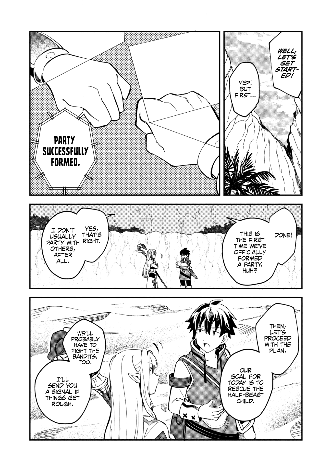 Welcome to Japan, Elf-san. Chapter 12 page 5 - Chapter 12: The Fight With the Bandits
