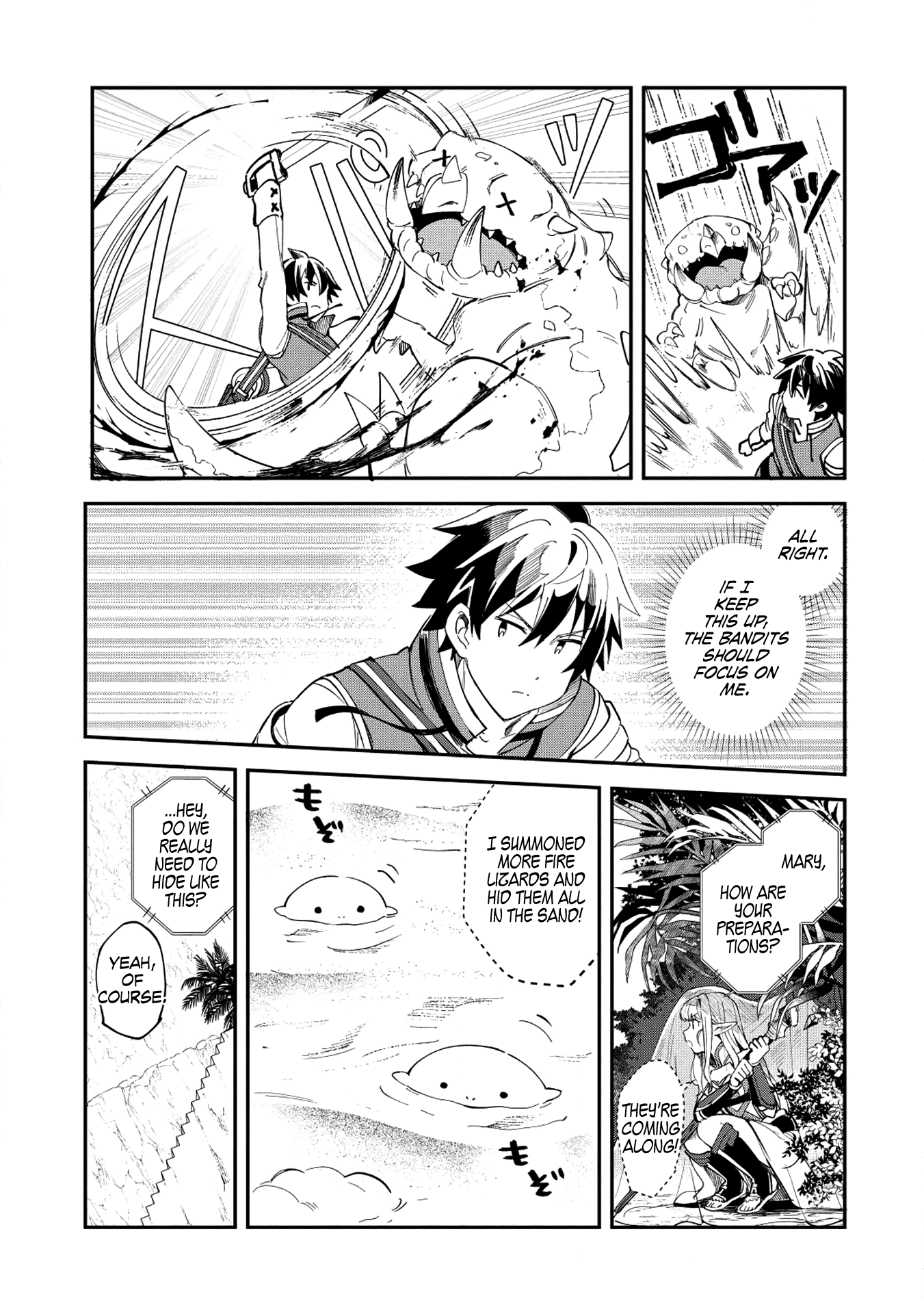 Welcome to Japan, Elf-san. Chapter 12 page 9 - Chapter 12: The Fight With the Bandits