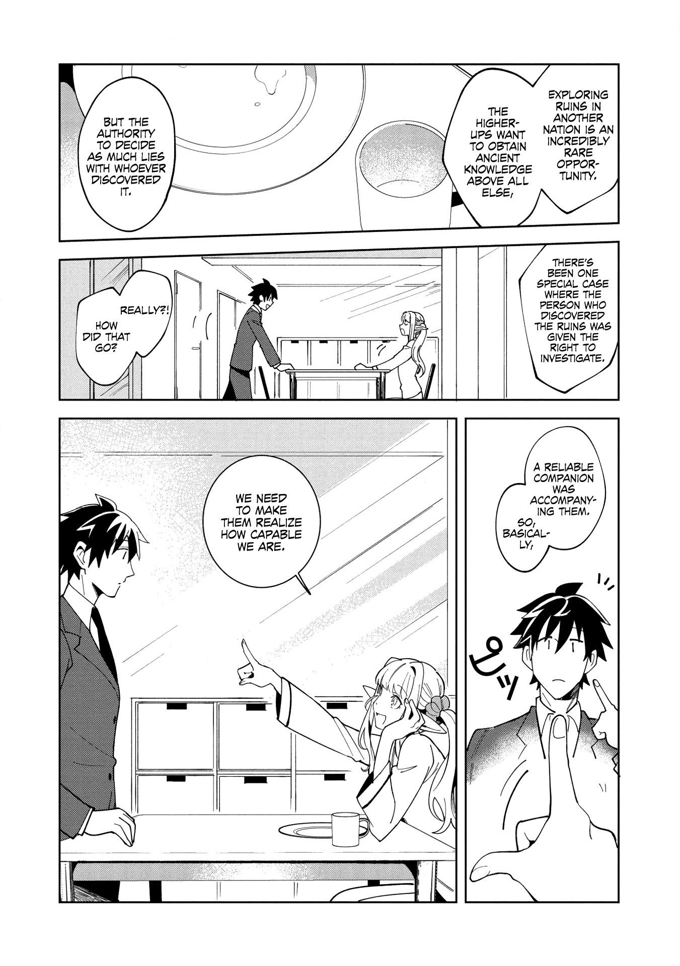 Welcome to Japan, Elf-san. Chapter 16 page 5 - Chapter 16: Conquering the Ancient Labyrinth - 2