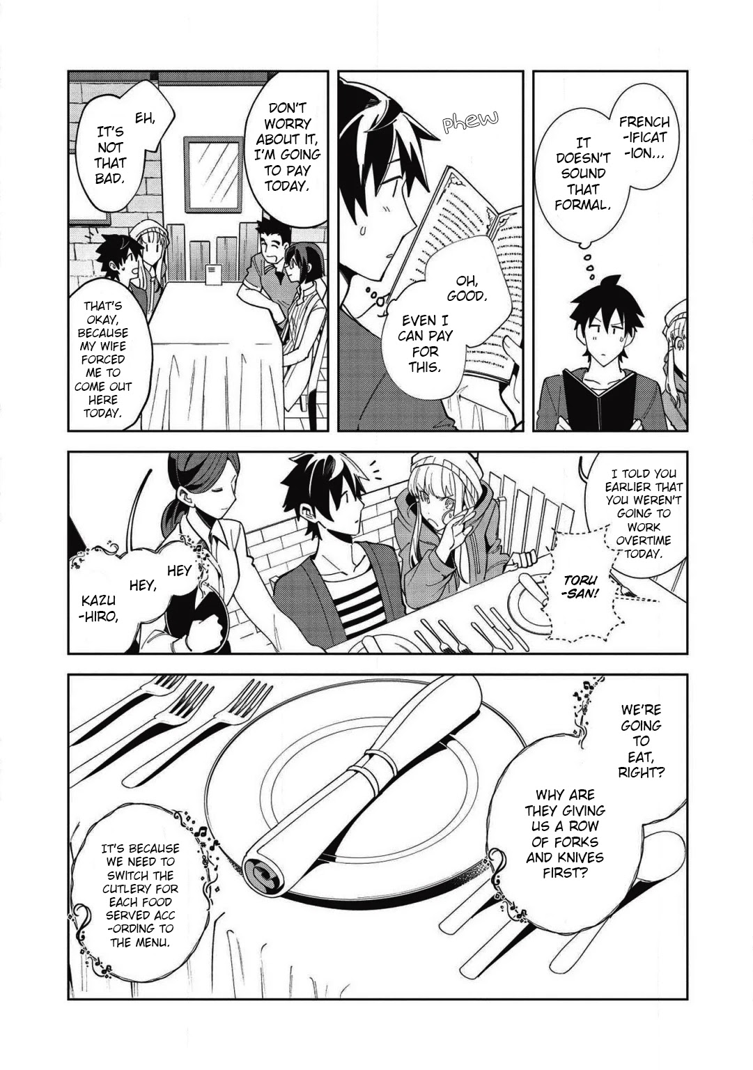 Welcome to Japan, Elf-san. Chapter 17 page 12 - Chapter 17: It's French, Ms. Elf