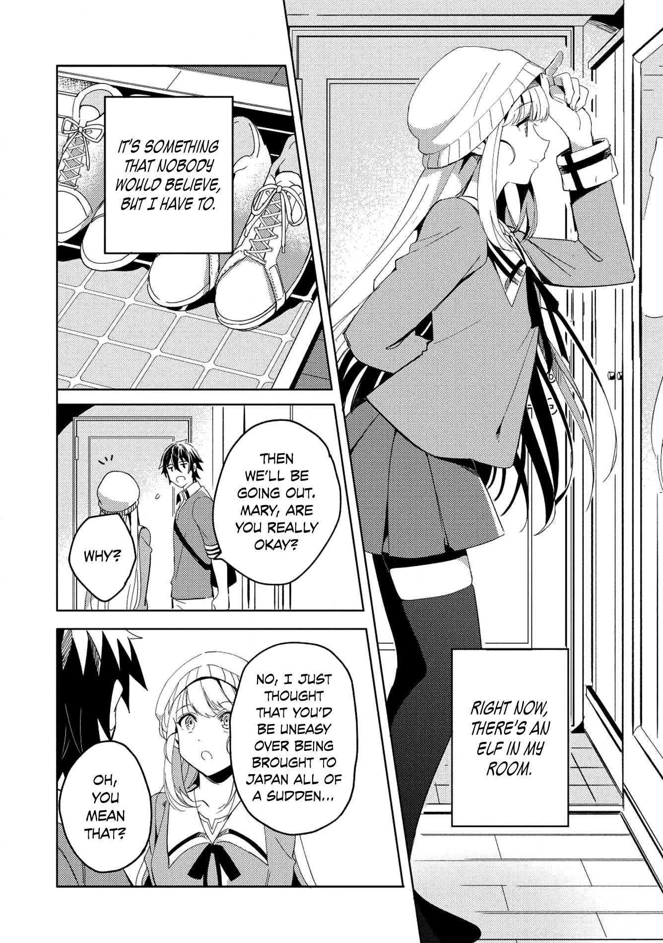 Welcome to Japan, Elf-san. Chapter 2 page 24 - Chapter 2: Welcome to Japan, Elf-san.