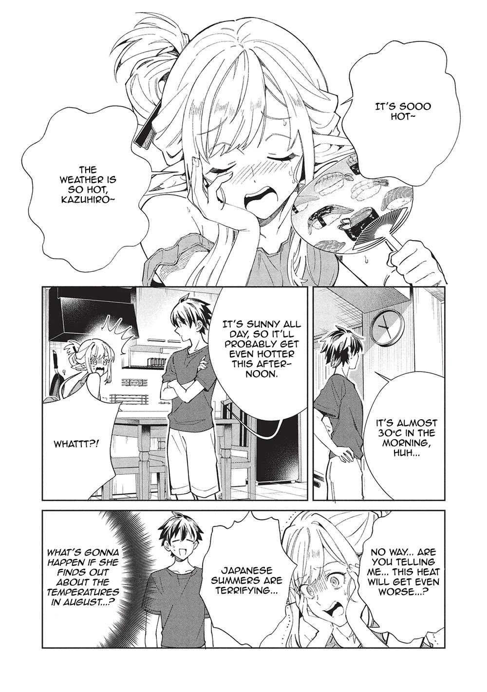 Welcome to Japan, Elf-san. Chapter 61 page 21 - Chapter 61: It's Japan's Summer, Elf-San!