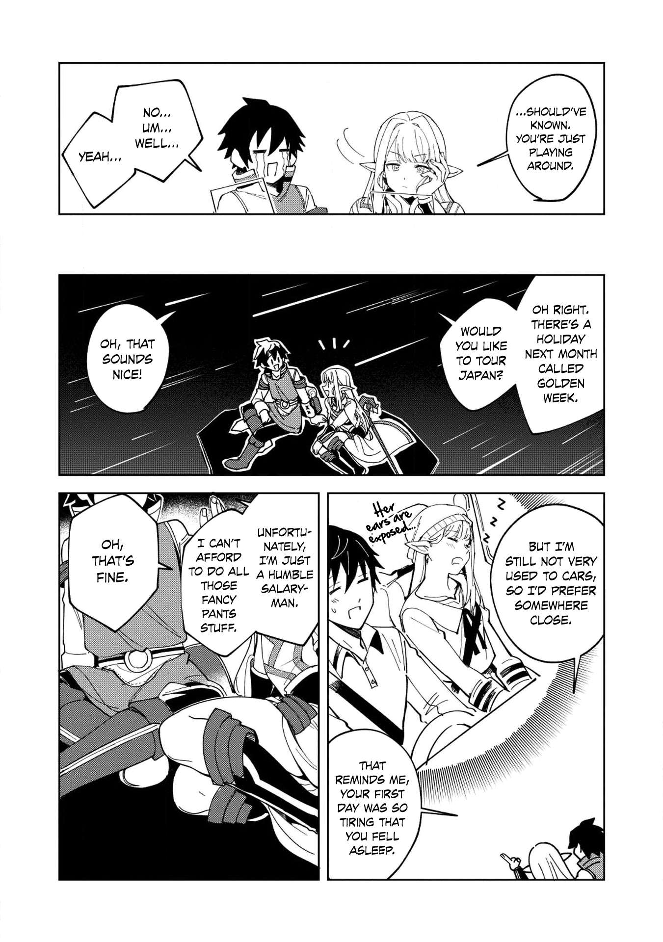 Welcome to Japan, Elf-san. Chapter 7 page 14 - Chapter 7: The Magic Stone's Light