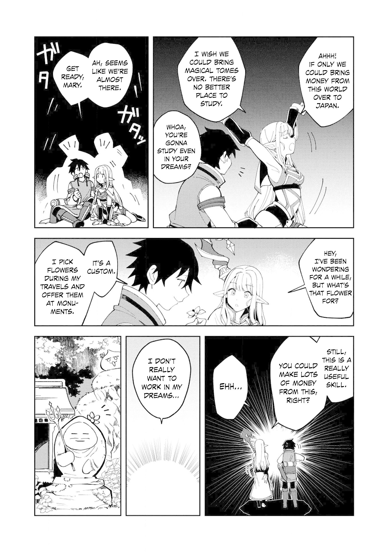 Welcome to Japan, Elf-san. Chapter 7 page 15 - Chapter 7: The Magic Stone's Light
