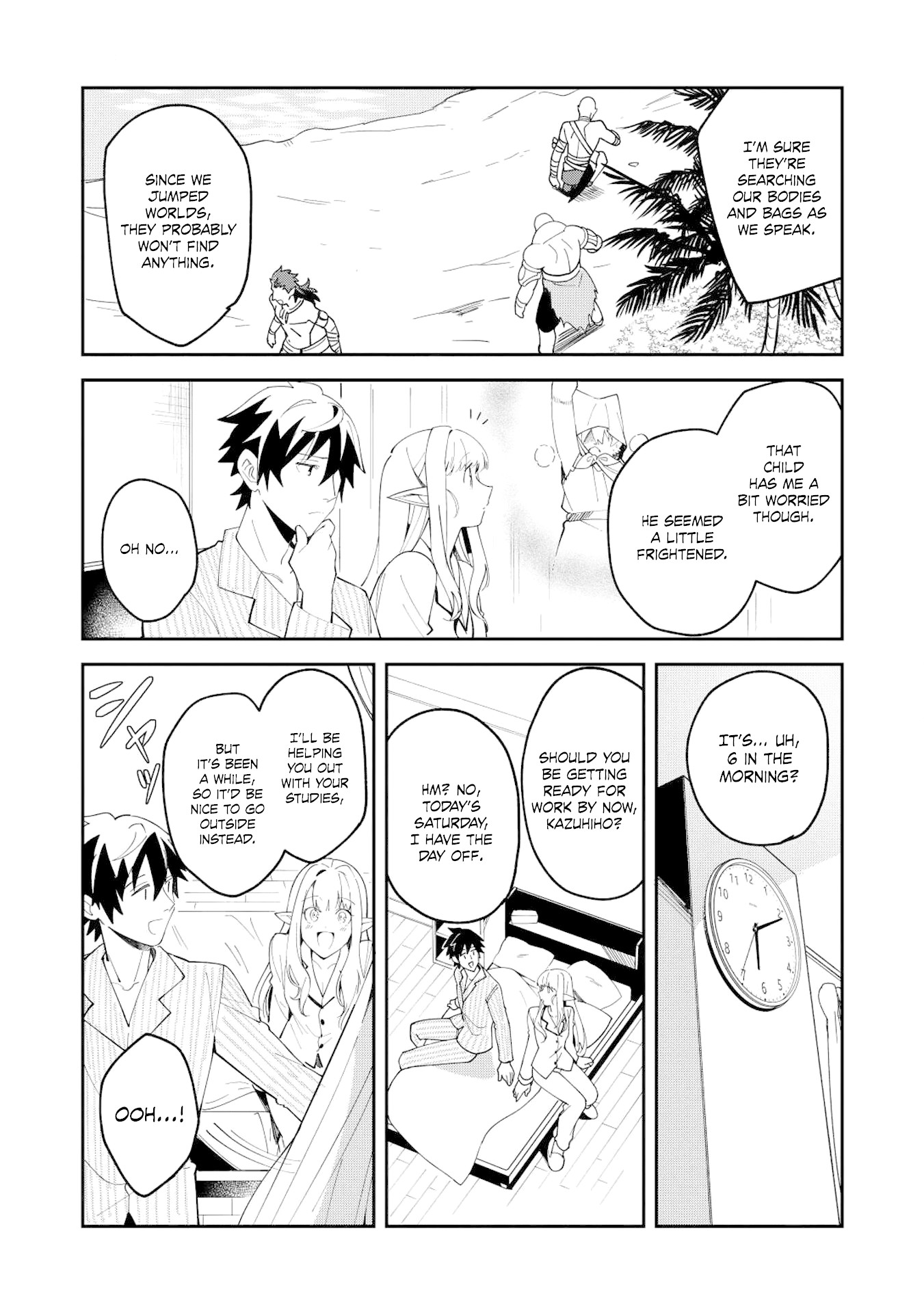 Welcome to Japan, Elf-san. Chapter 9 page 7 - Chapter 9: The Weekend Off