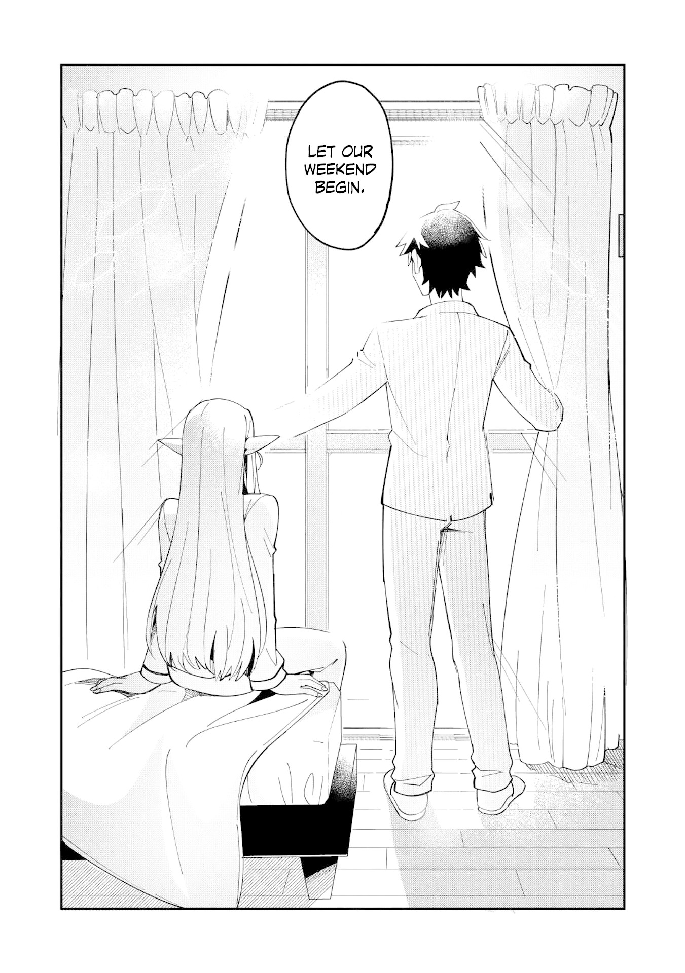 Welcome to Japan, Elf-san. Chapter 9 page 8 - Chapter 9: The Weekend Off
