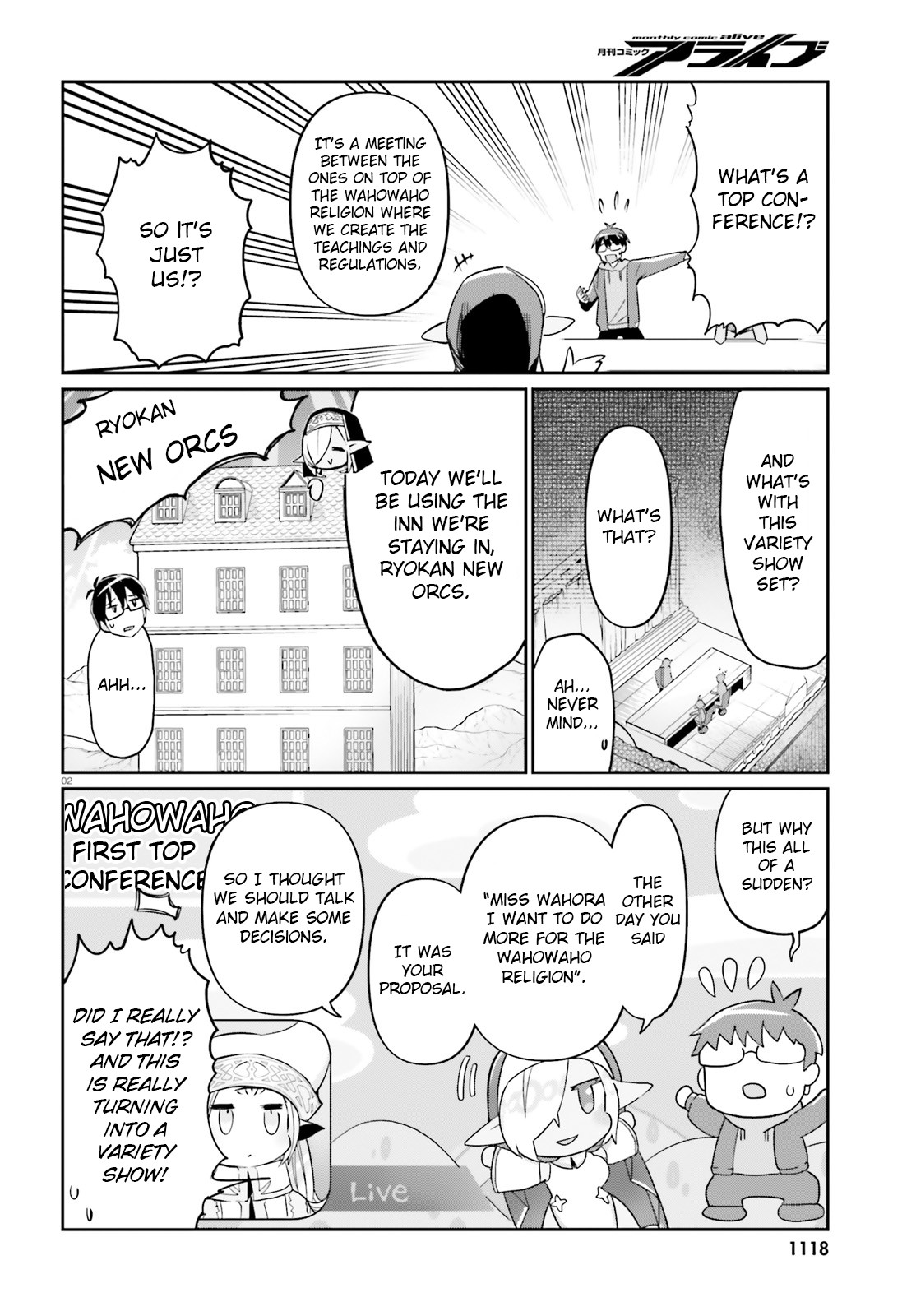 Welcome to Religion in Another World Chapter 12 page 2 - Chapter 12: Welcome to the top conference