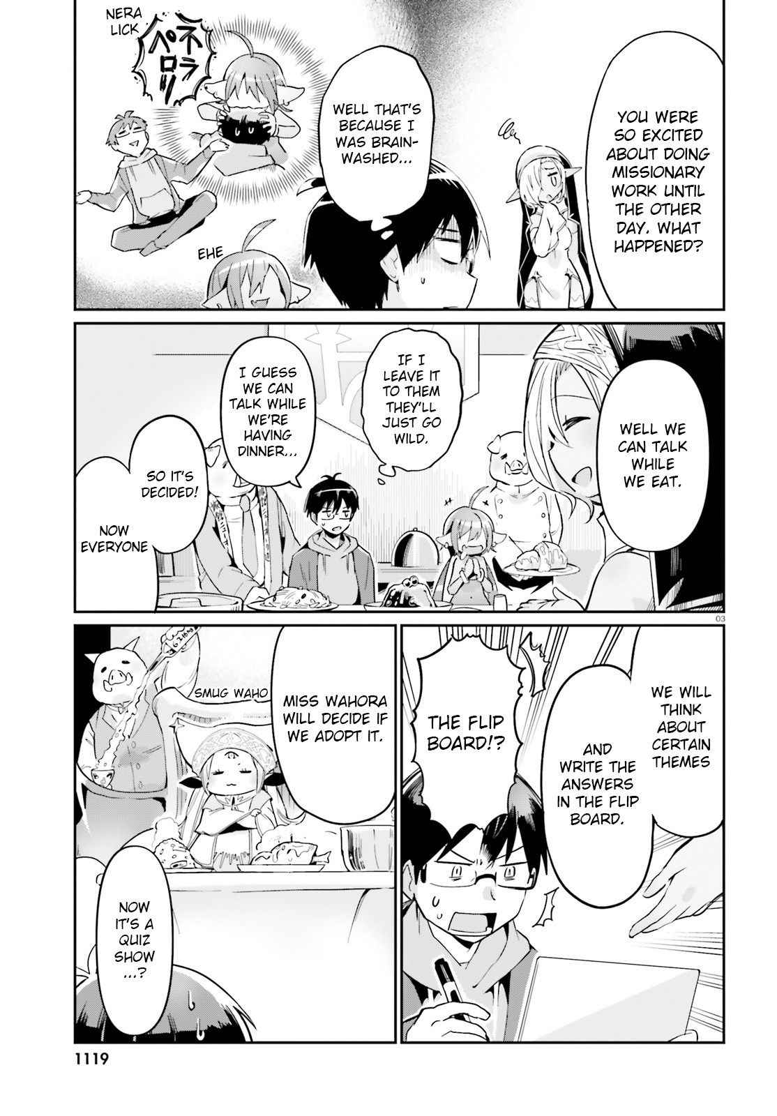 Welcome to Religion in Another World Chapter 12 page 3 - Chapter 12: Welcome to the top conference