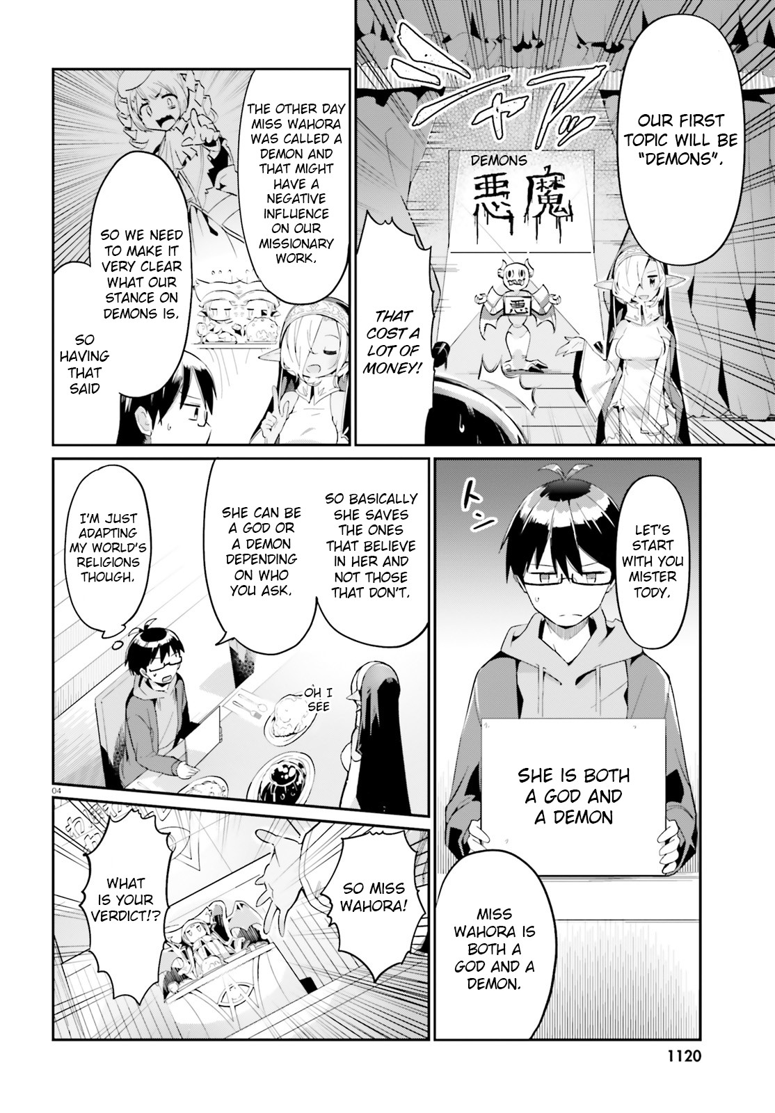 Welcome to Religion in Another World Chapter 12 page 4 - Chapter 12: Welcome to the top conference