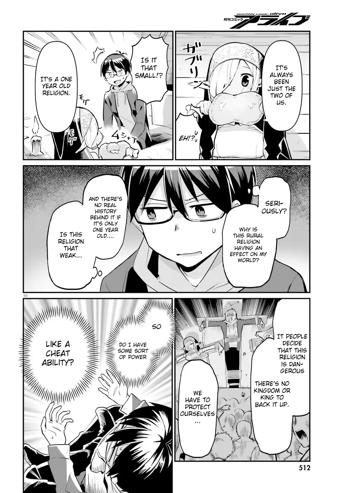 Welcome to Religion in Another World Chapter 4 page 10 - Chapter 4: Welcome to miss Wahora's attendant