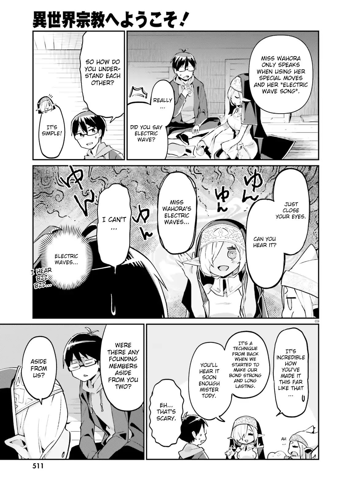 Welcome to Religion in Another World Chapter 4 page 9 - Chapter 4: Welcome to miss Wahora's attendant