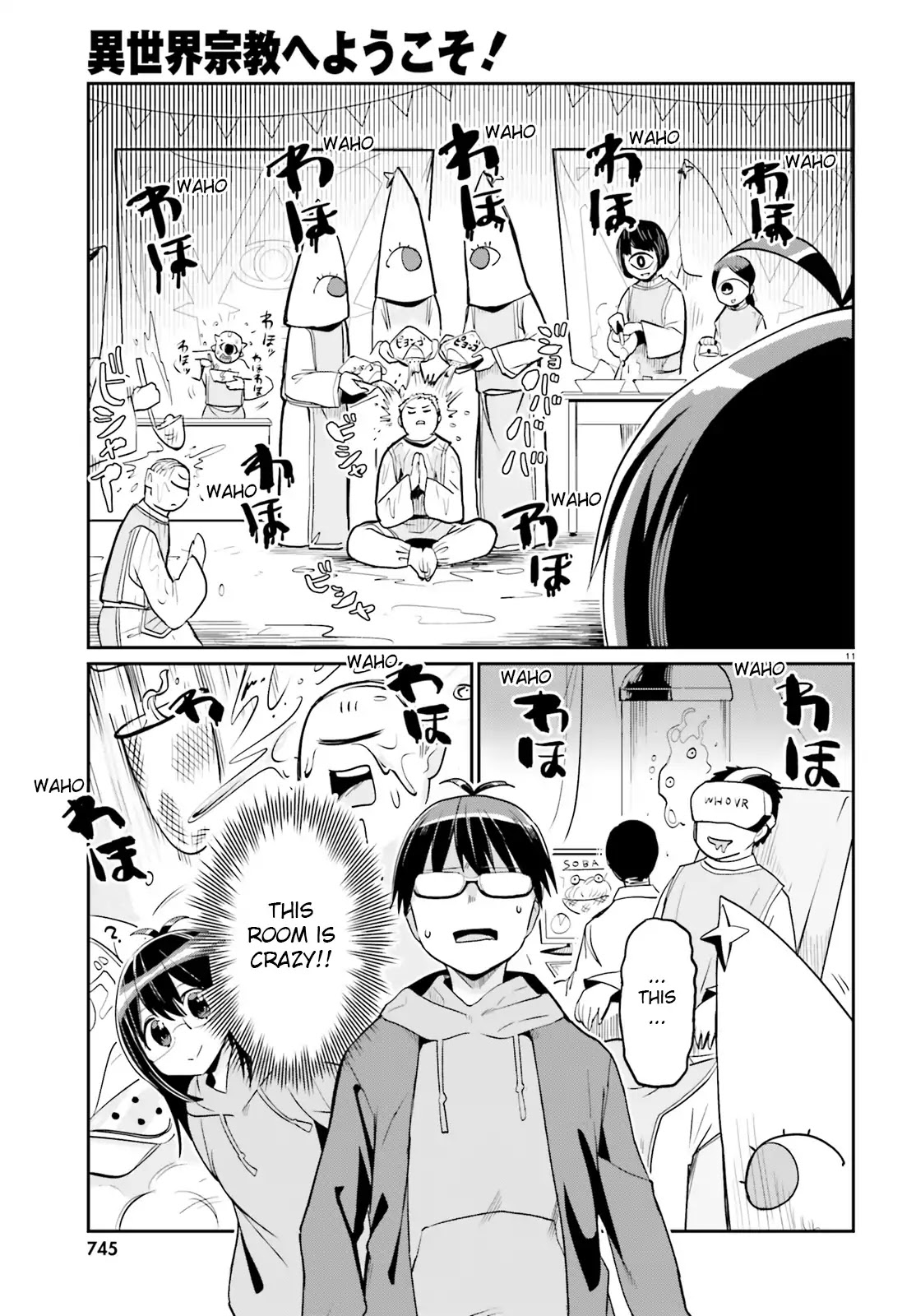 Welcome to Religion in Another World Chapter 5 page 11 - Chapter 5: Welcome to mister Tody's homecoming