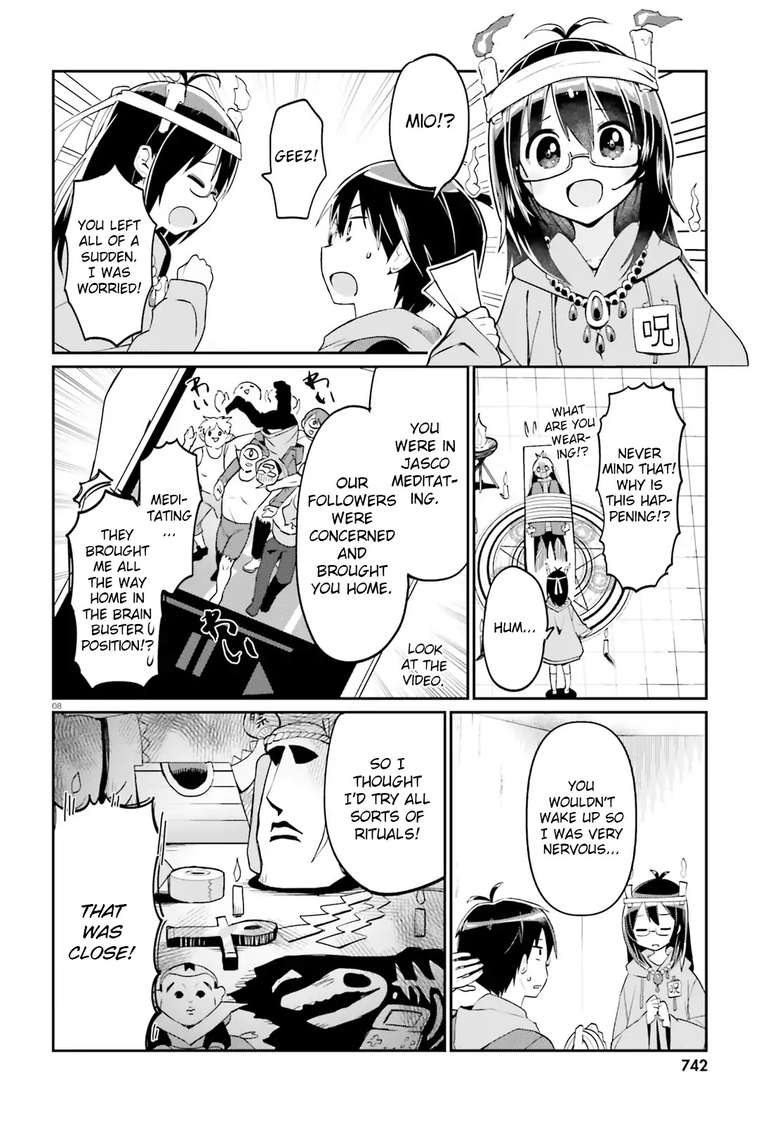 Welcome to Religion in Another World Chapter 5 page 8 - Chapter 5: Welcome to mister Tody's homecoming